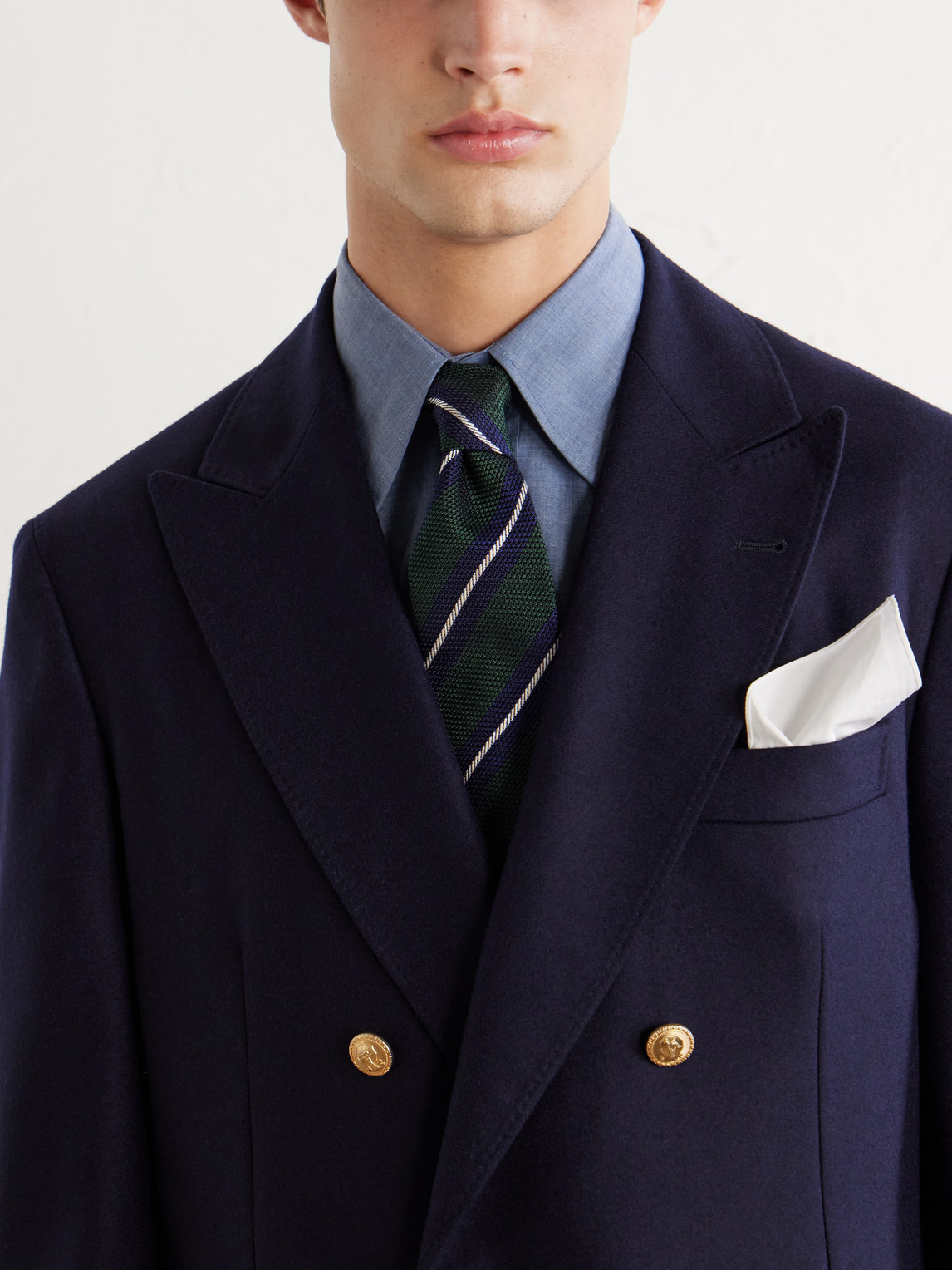 dunhill 9.5cm Striped Silk Tie - Men | Thumbnail 3 dunhill 9.5cm Striped Silk Tie - Men | Thumbnail 3