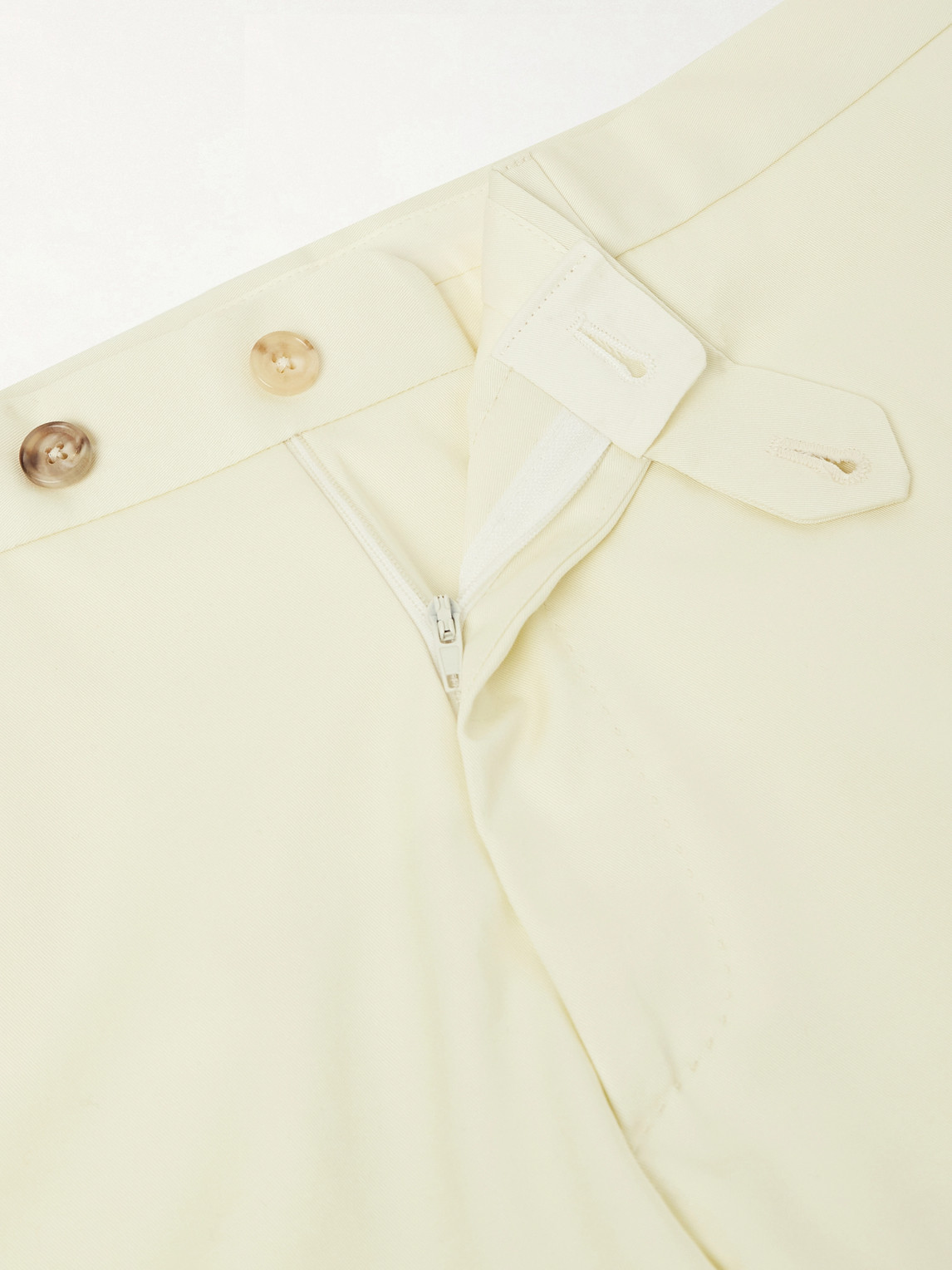 Tapered Cotton-Twill Suit Trousers