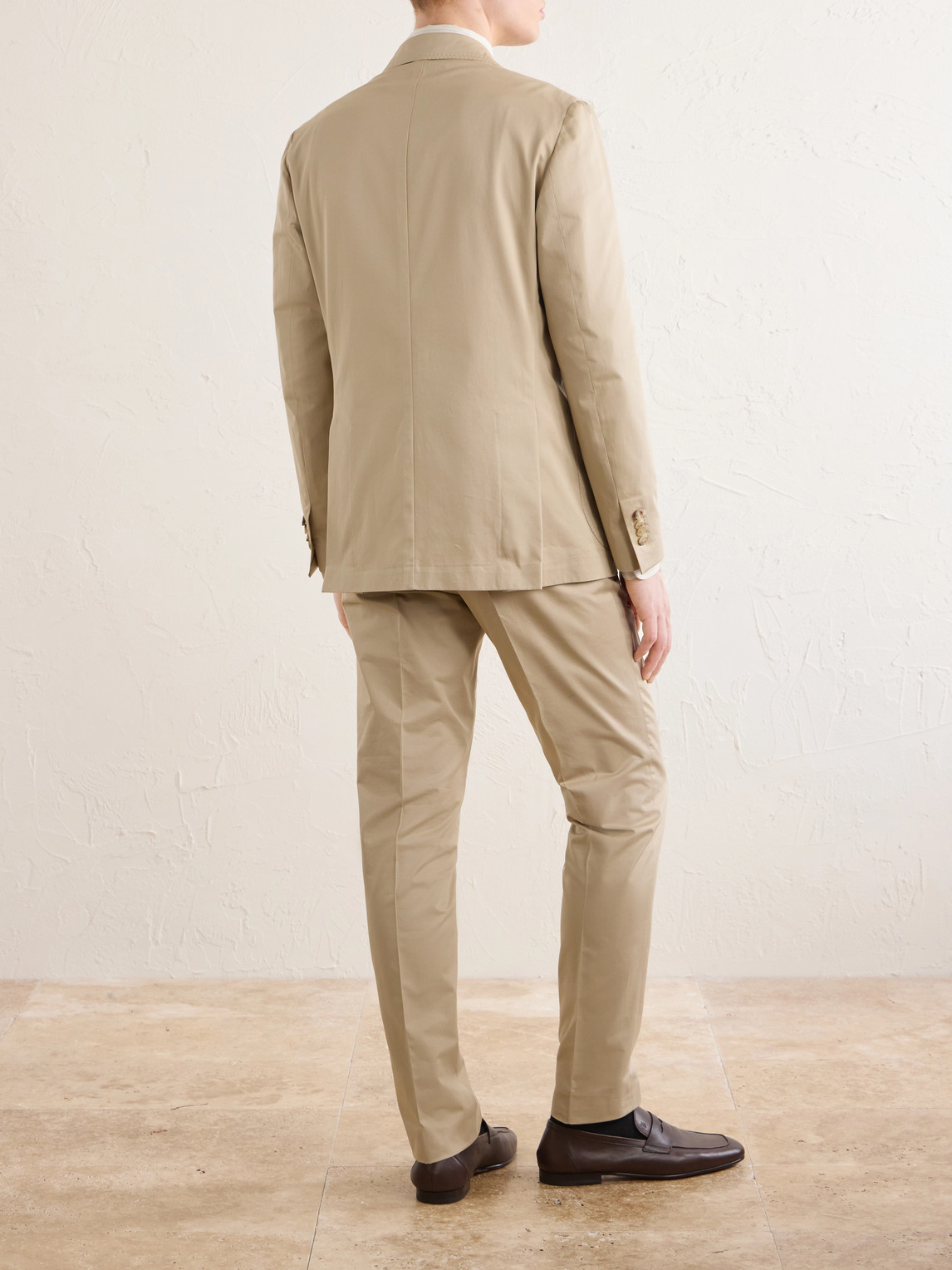  De Petrillo - Cotton Suit Jacket - Men - Neutrals - It 46 