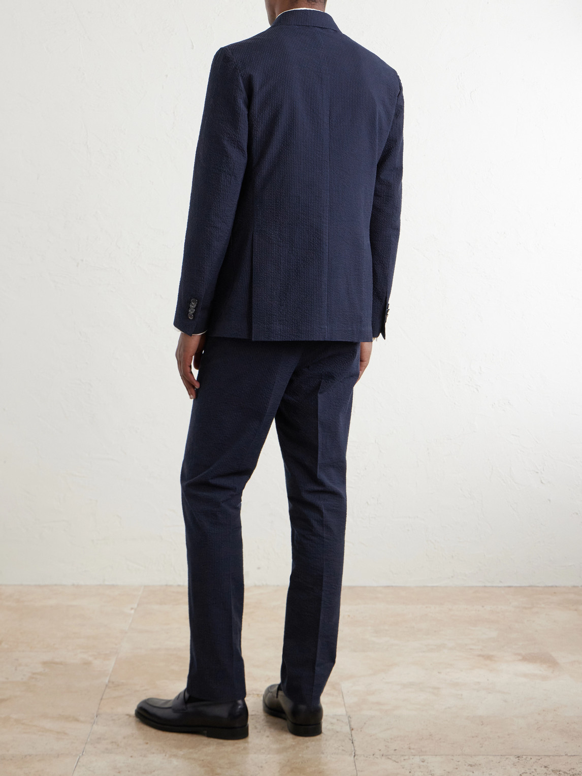 Cotton-Seersucker Suit Jacket