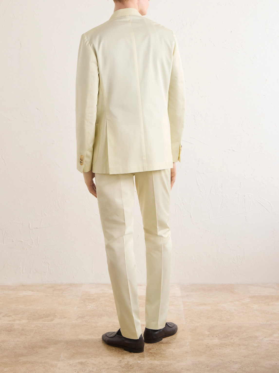  De Petrillo - Cotton-twill Suit Jacket - Men - Neutrals - It 46 