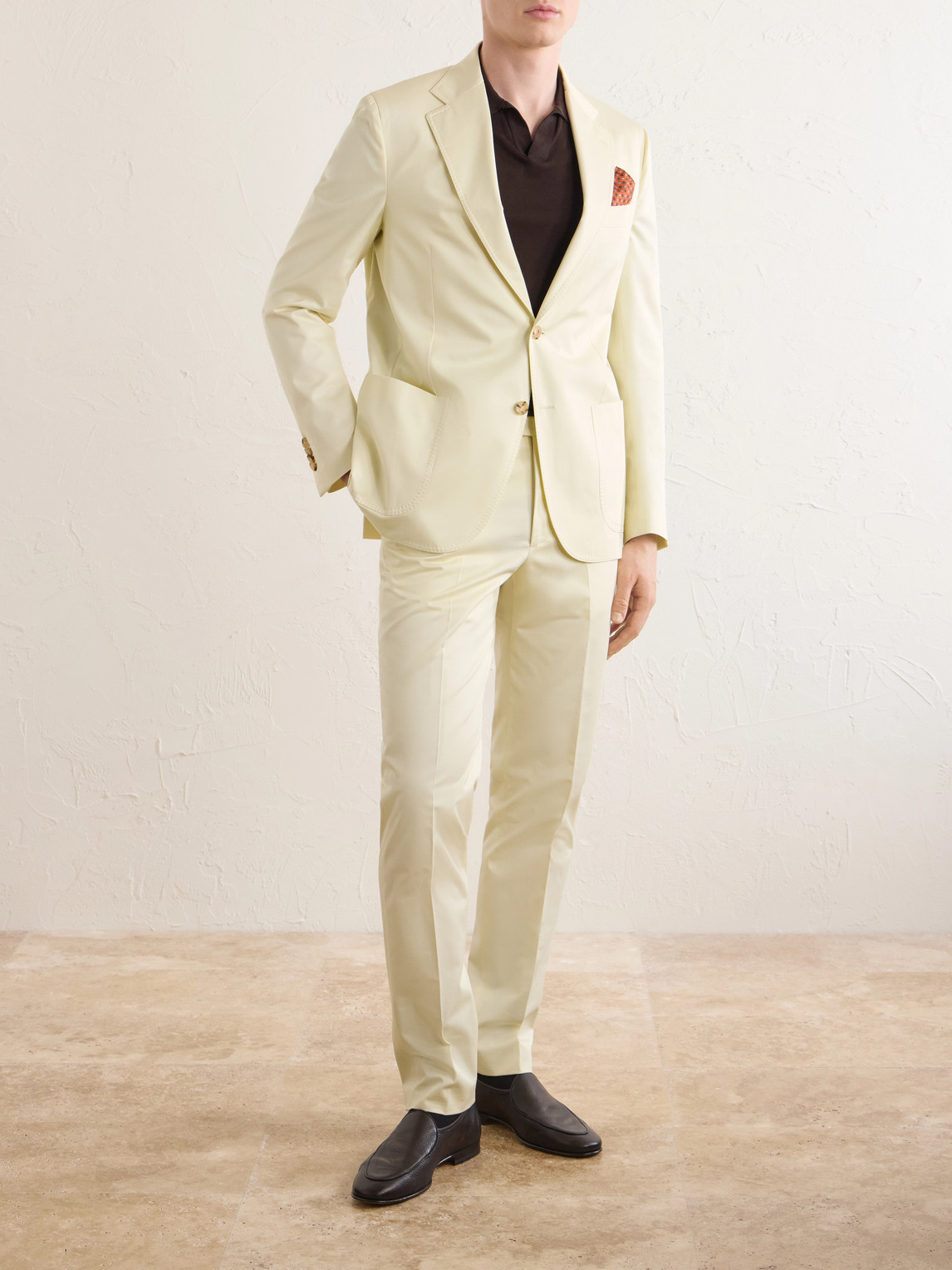 Cotton-Twill Suit Jacket