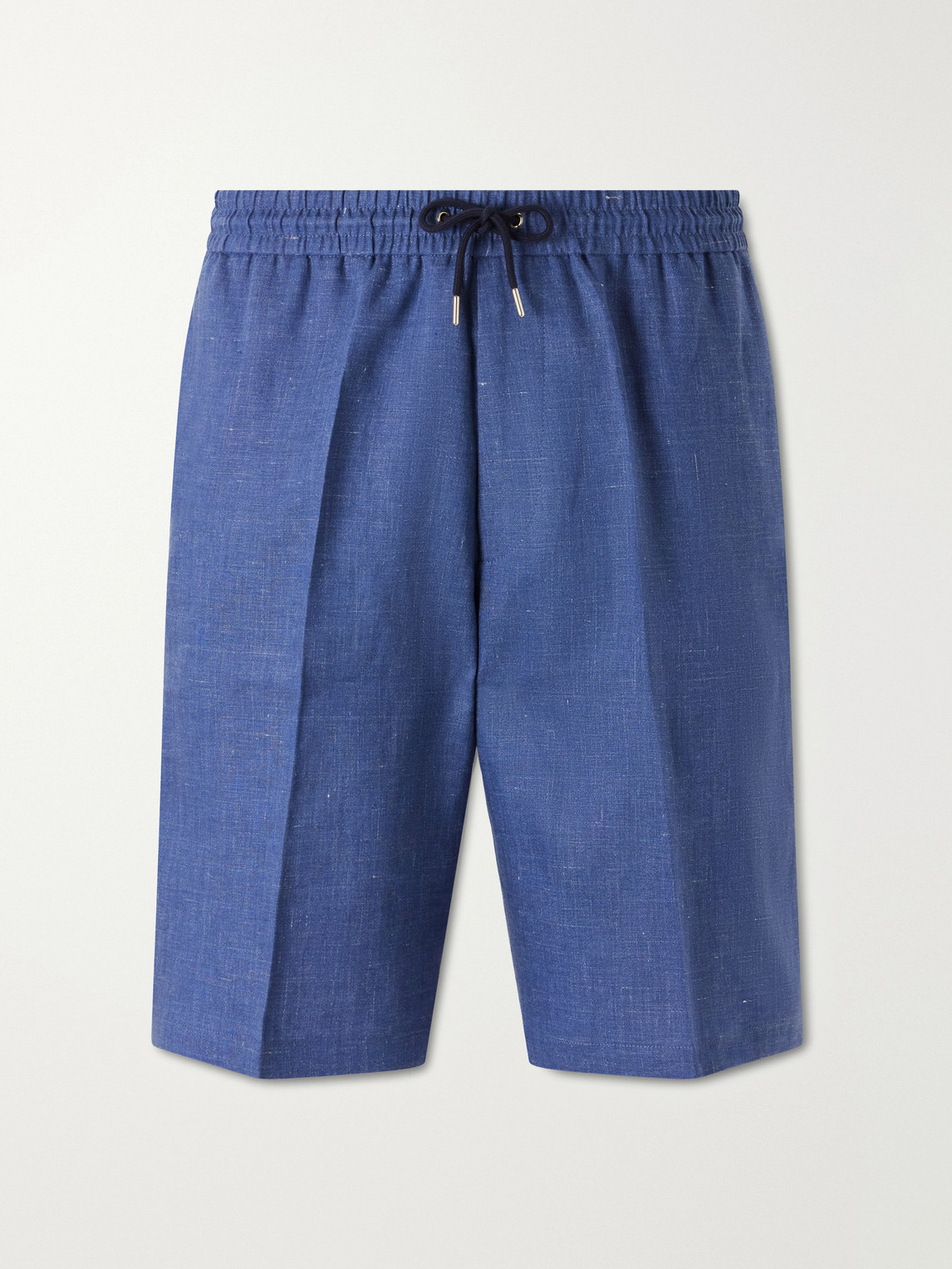 Paul Smith Pleated Linen Drawstring Shorts - Men