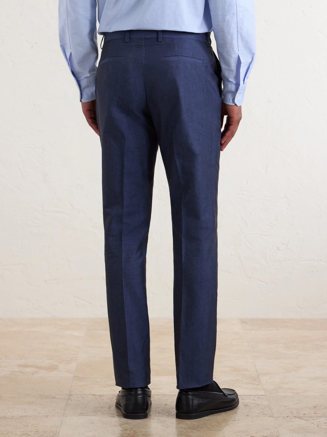 Tapered Cotton Slim-Fit