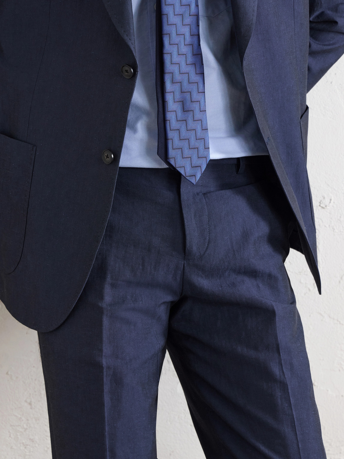 Tapered Cotton Slim-Fit