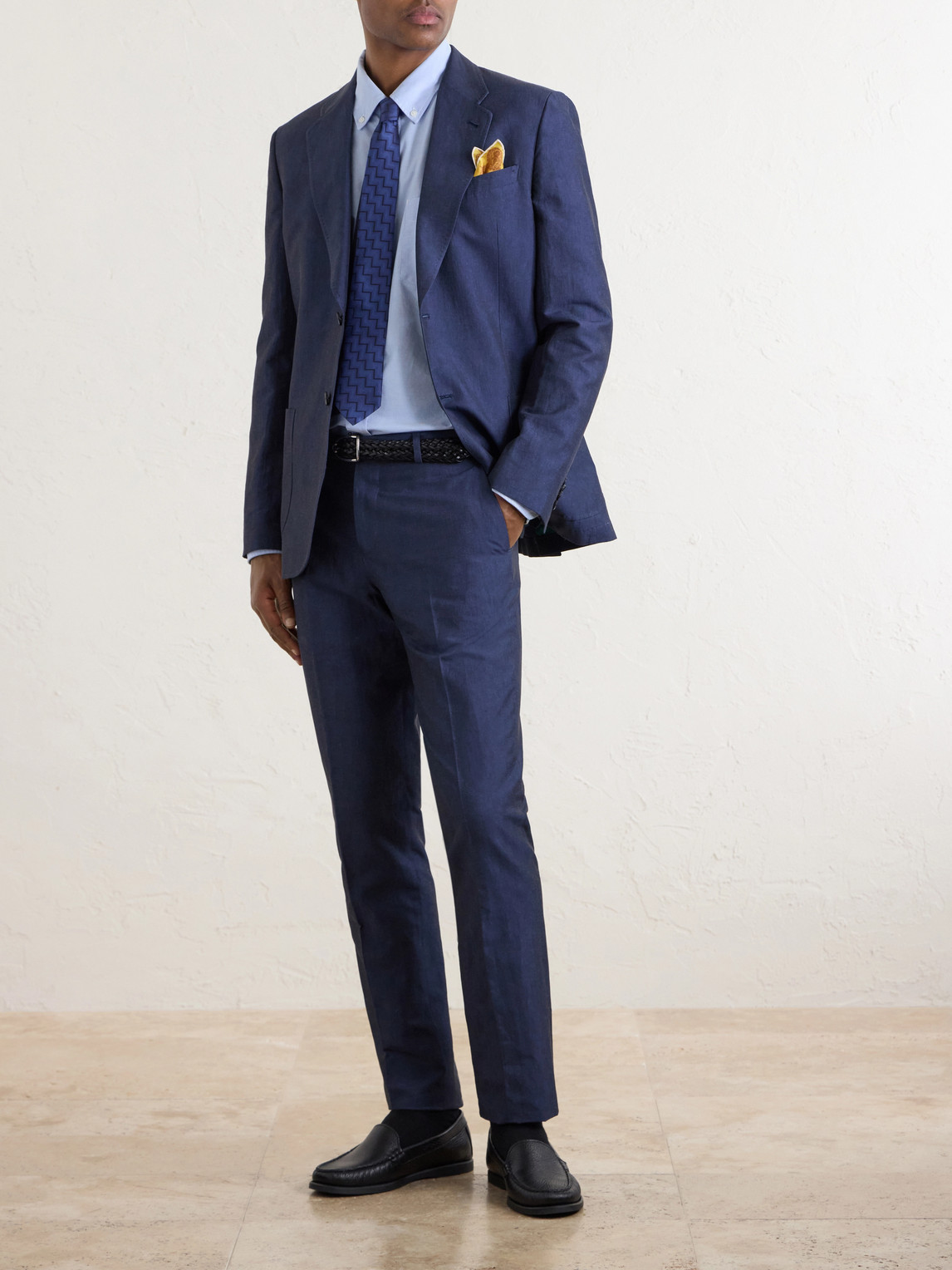 Tapered Cotton Slim-Fit