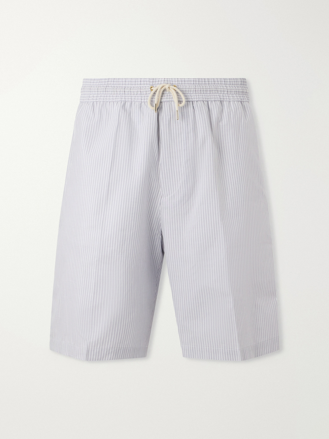 Paul Smith Straight-Leg Striped Cotton Drawstring Shorts - Men