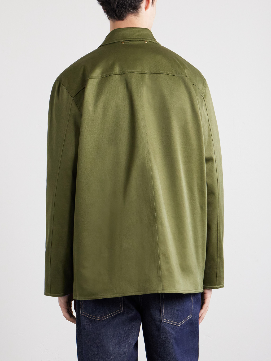 Stretch Cotton-Twill Jacket