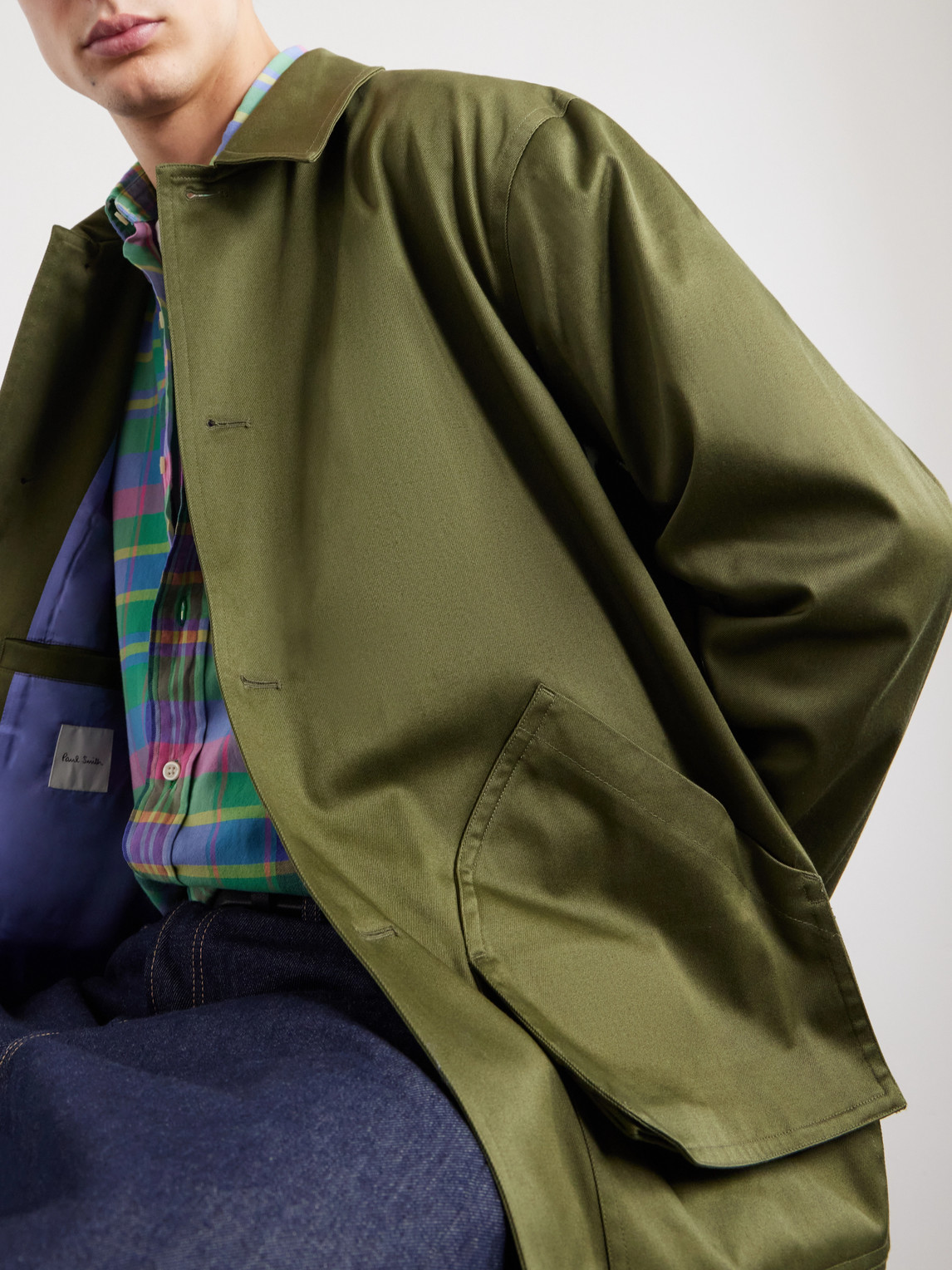 Stretch Cotton-Twill Jacket