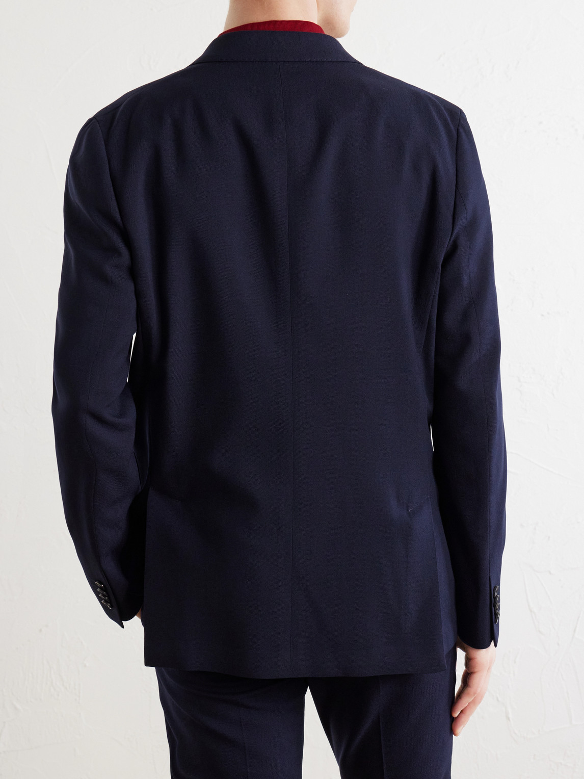 Wool-Hopsack Suit Jacket