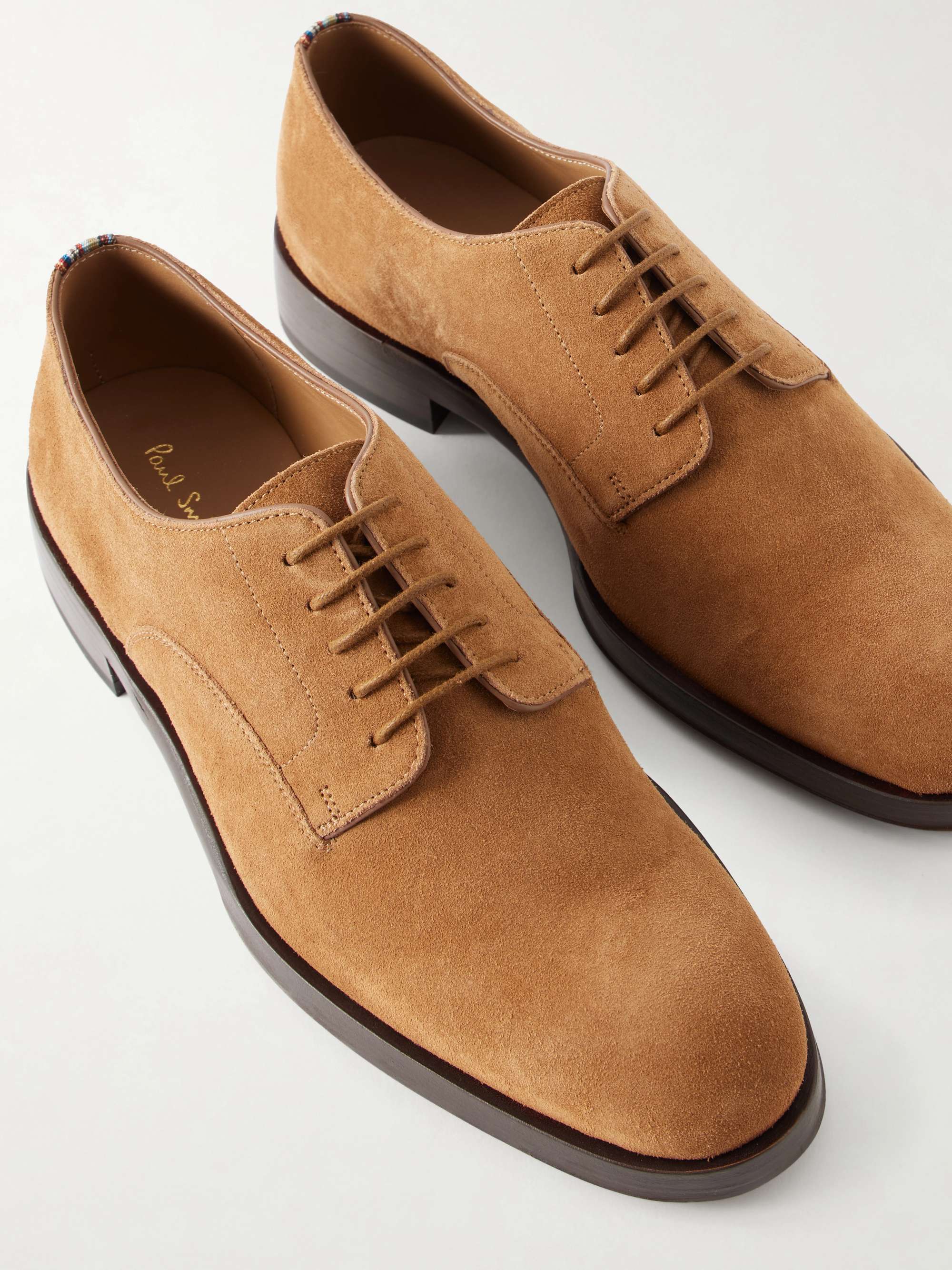 PAUL SMITH Jason Suede Derby Shoes for Men | MR PORTER