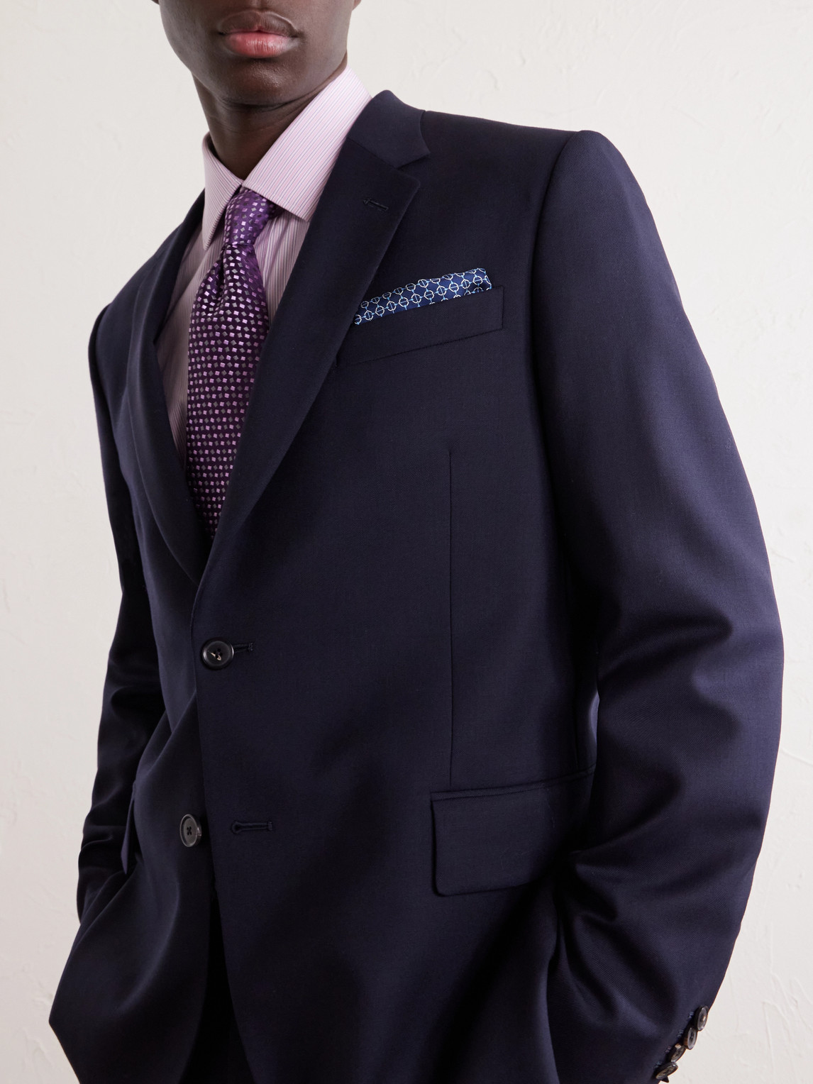 Paul Smith Tailored Fit 2 Button Jacket In Blue