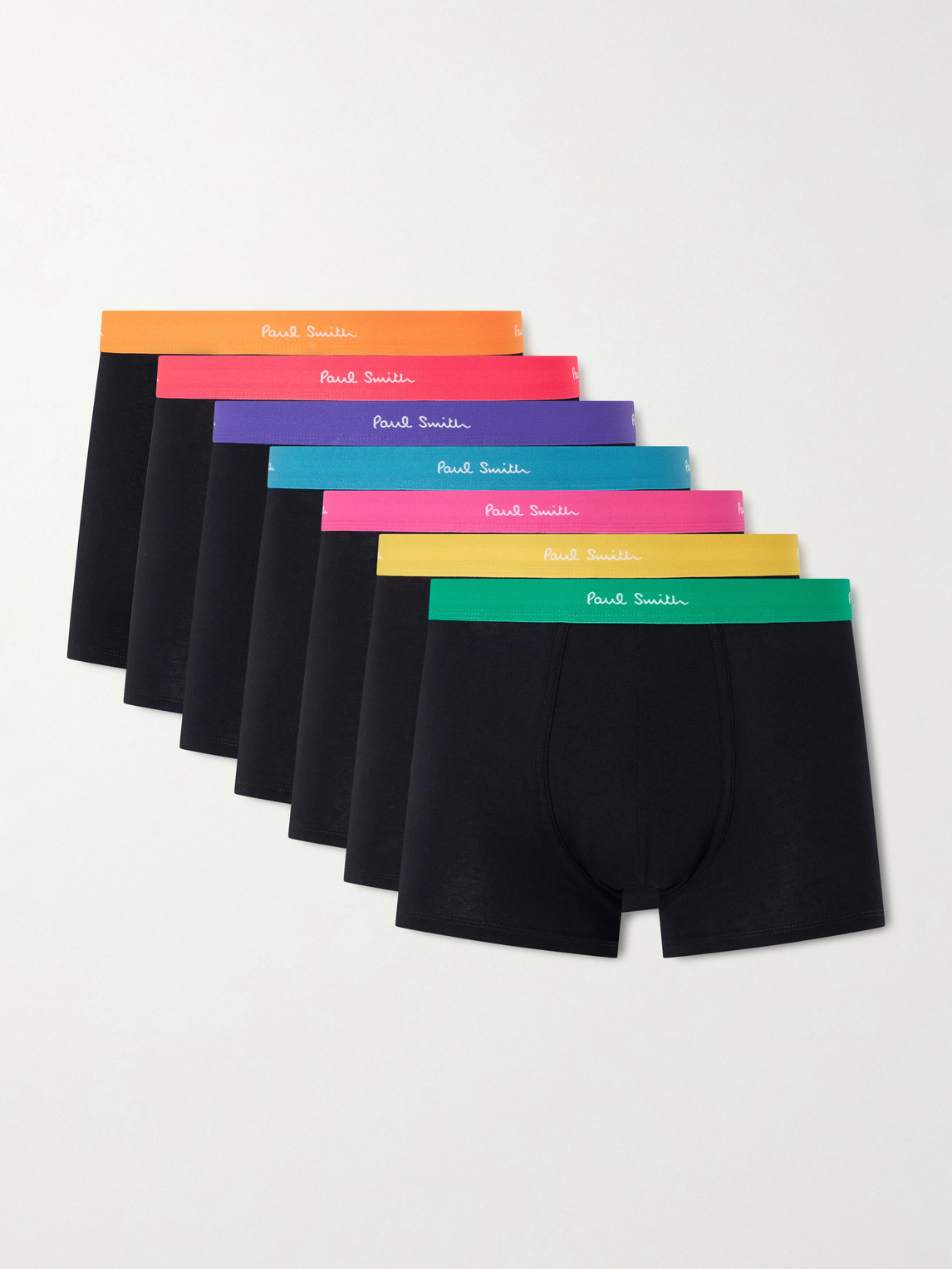 Paul Smith Three-Pack Stretch Organic Cotton-Blend Jersey Boxer Briefs - Men