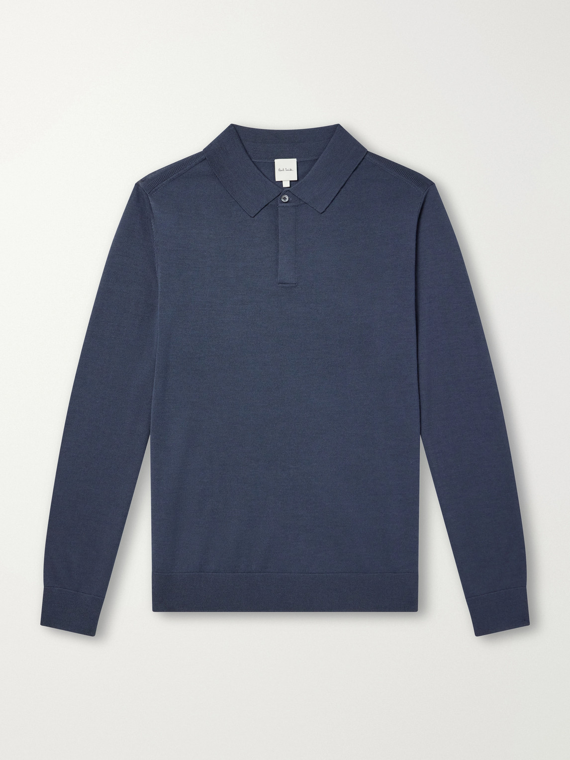 Paul Smith Merino Wool Polo Shirt In Multi