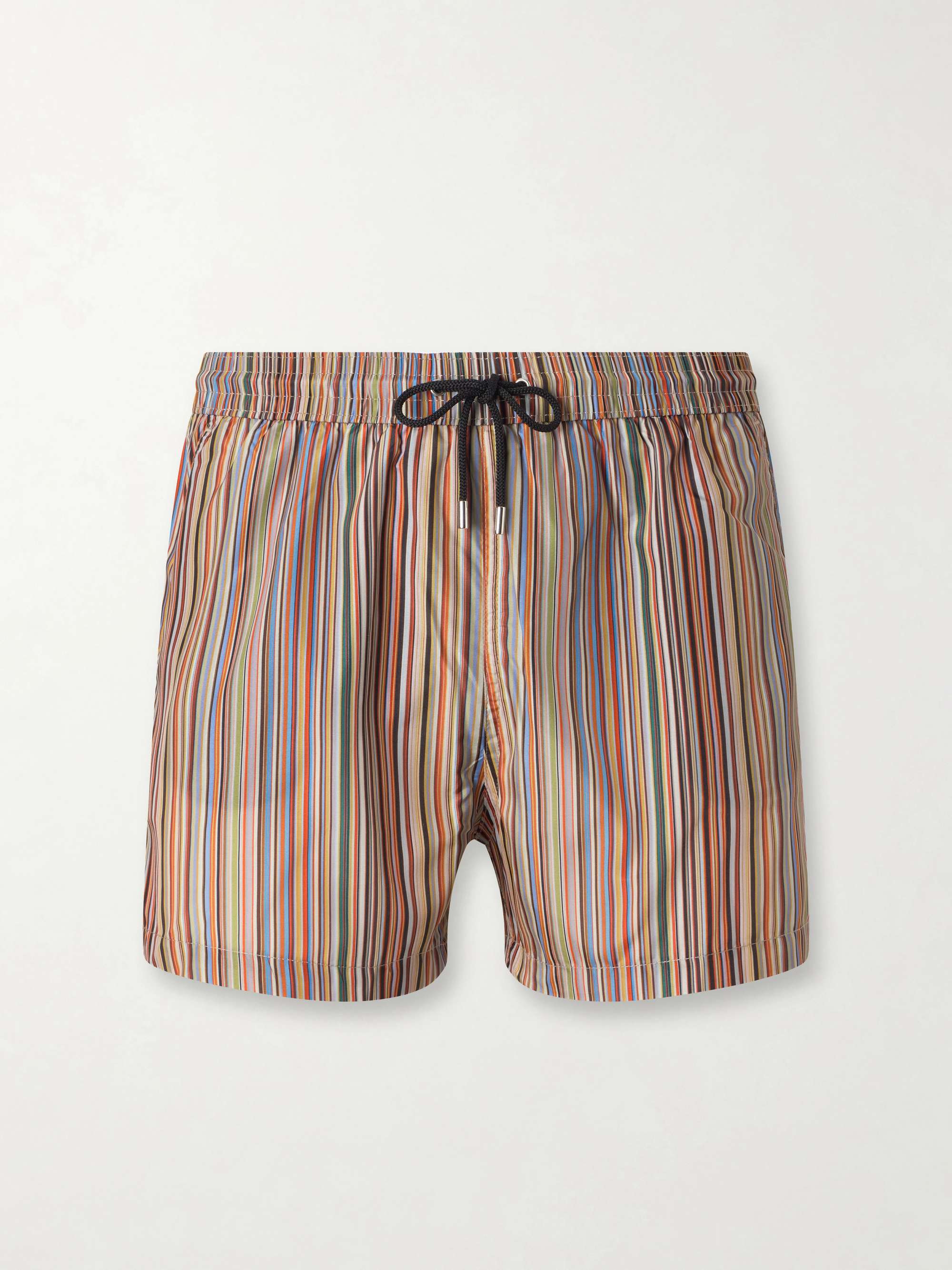 PAUL SMITH Short-Length Striped Swim Shorts
