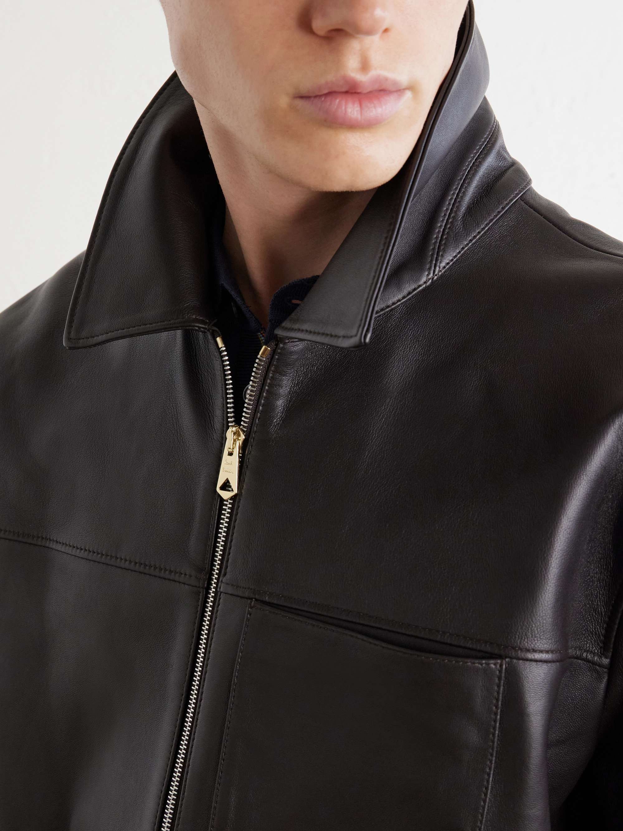 PAUL SMITH Leather Jacket for Men | MR PORTER