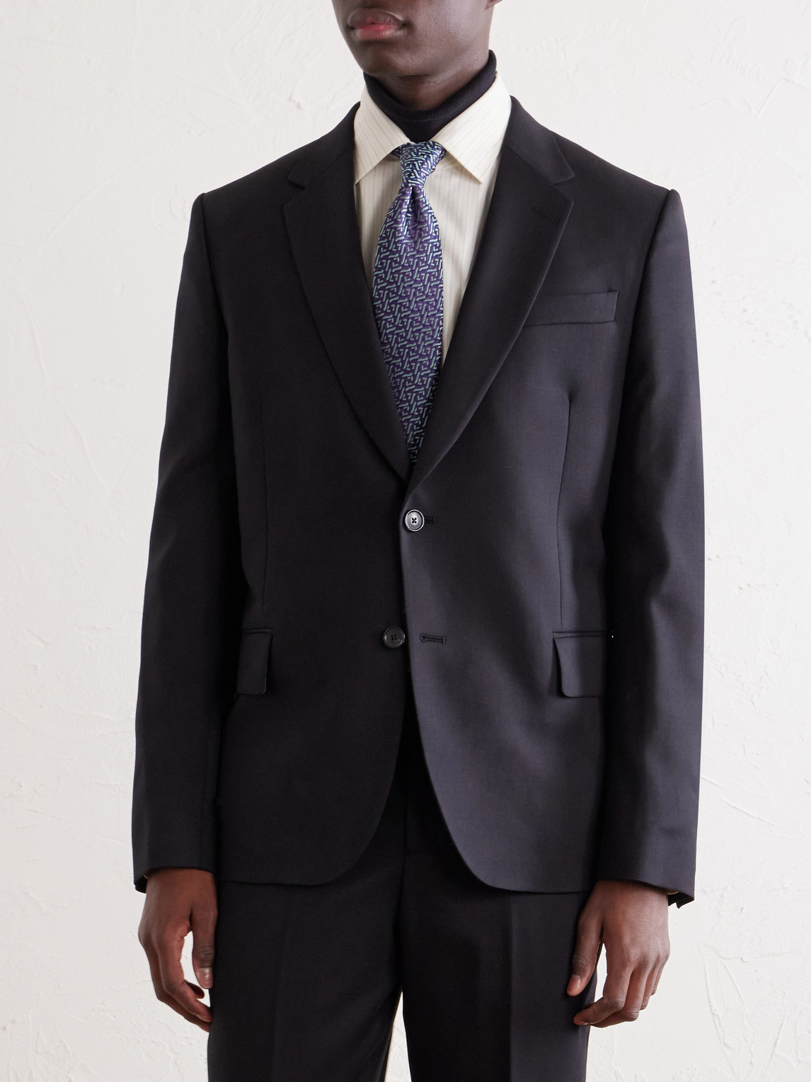 Paul Smith Tailored Fit 2 Button Jacket In Blue