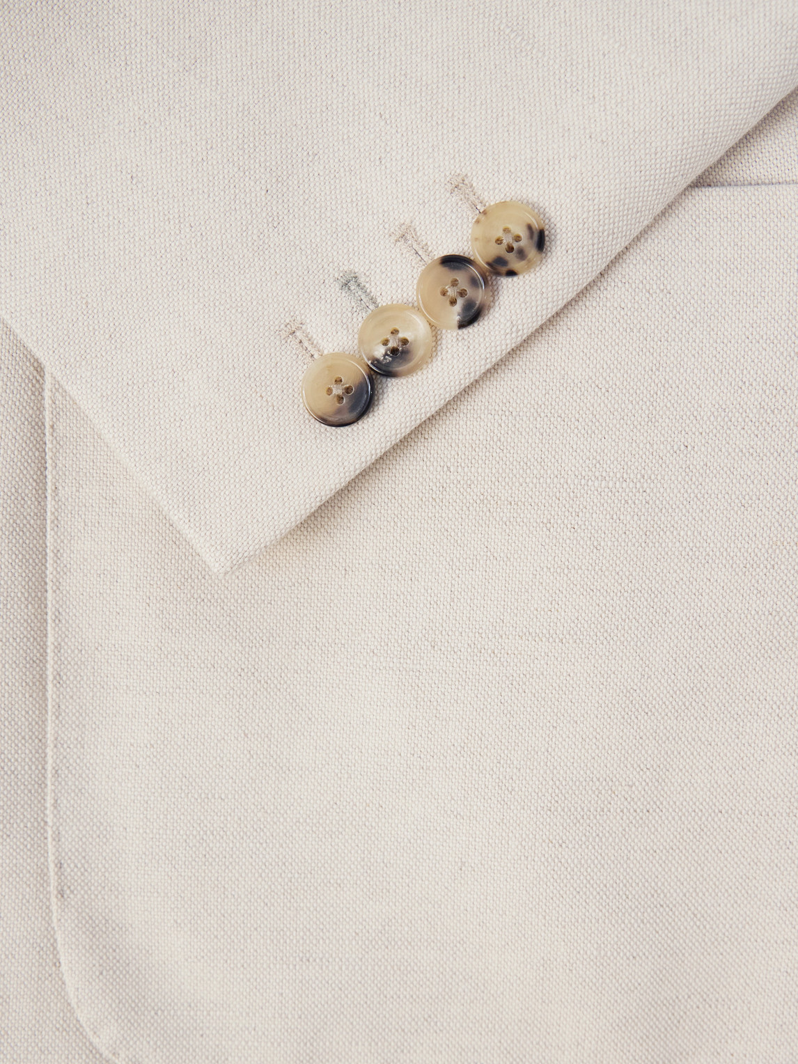 Linen Double-Breasted