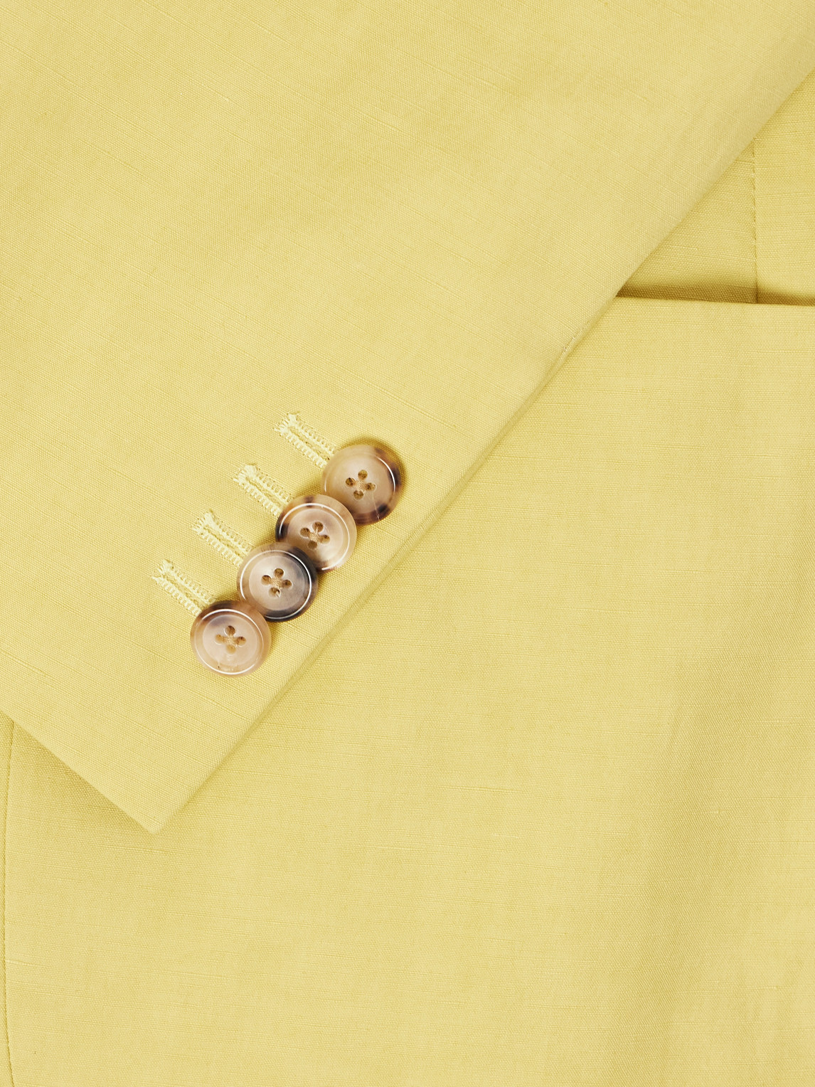 Cotton And Linen-Blend Suit Jacket