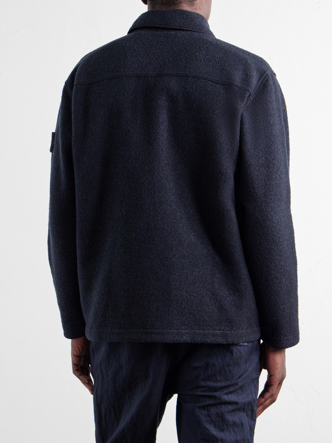 Micro Bouclé Overshirt