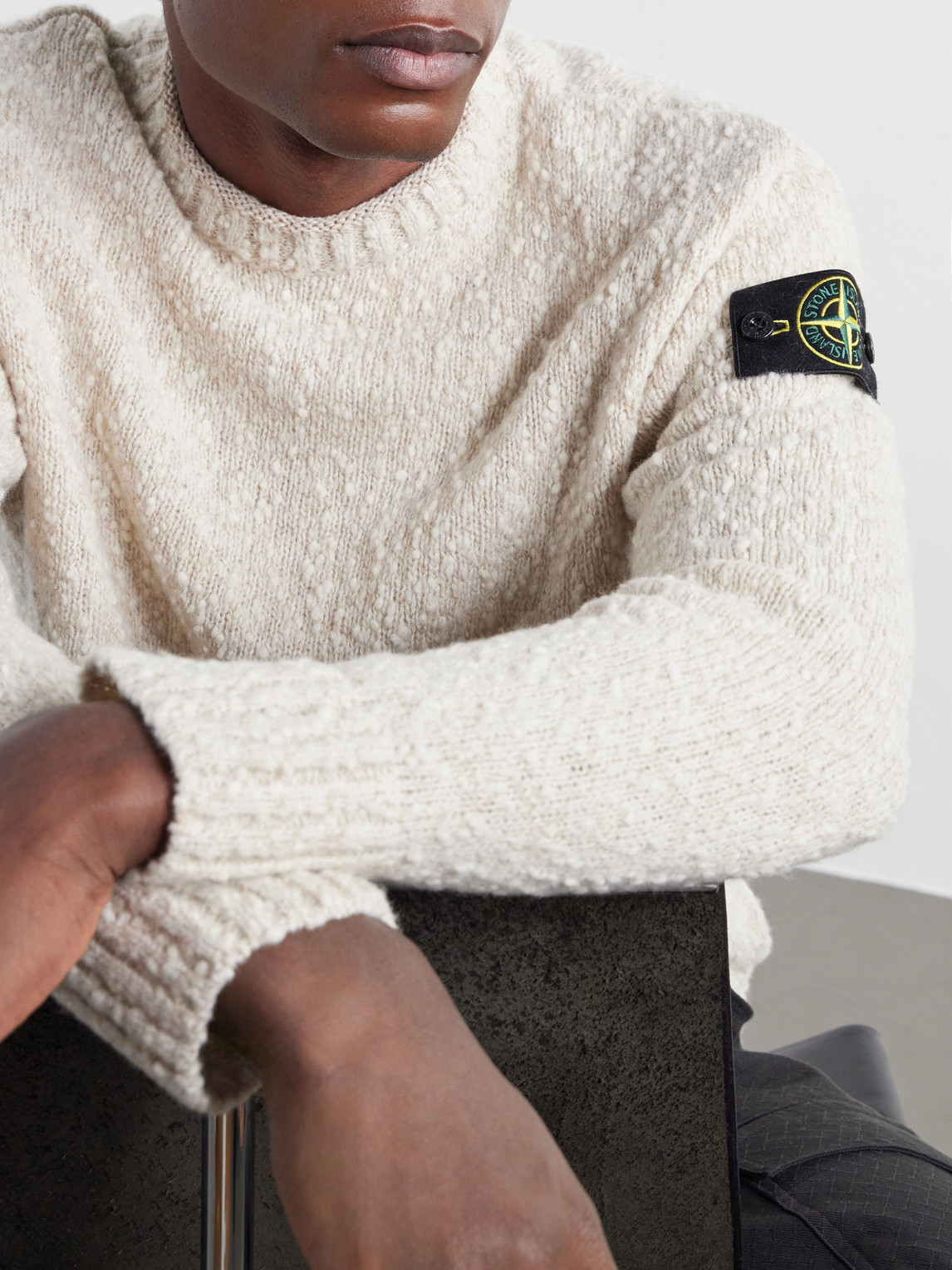 Speckled Wool Nylon Sweater