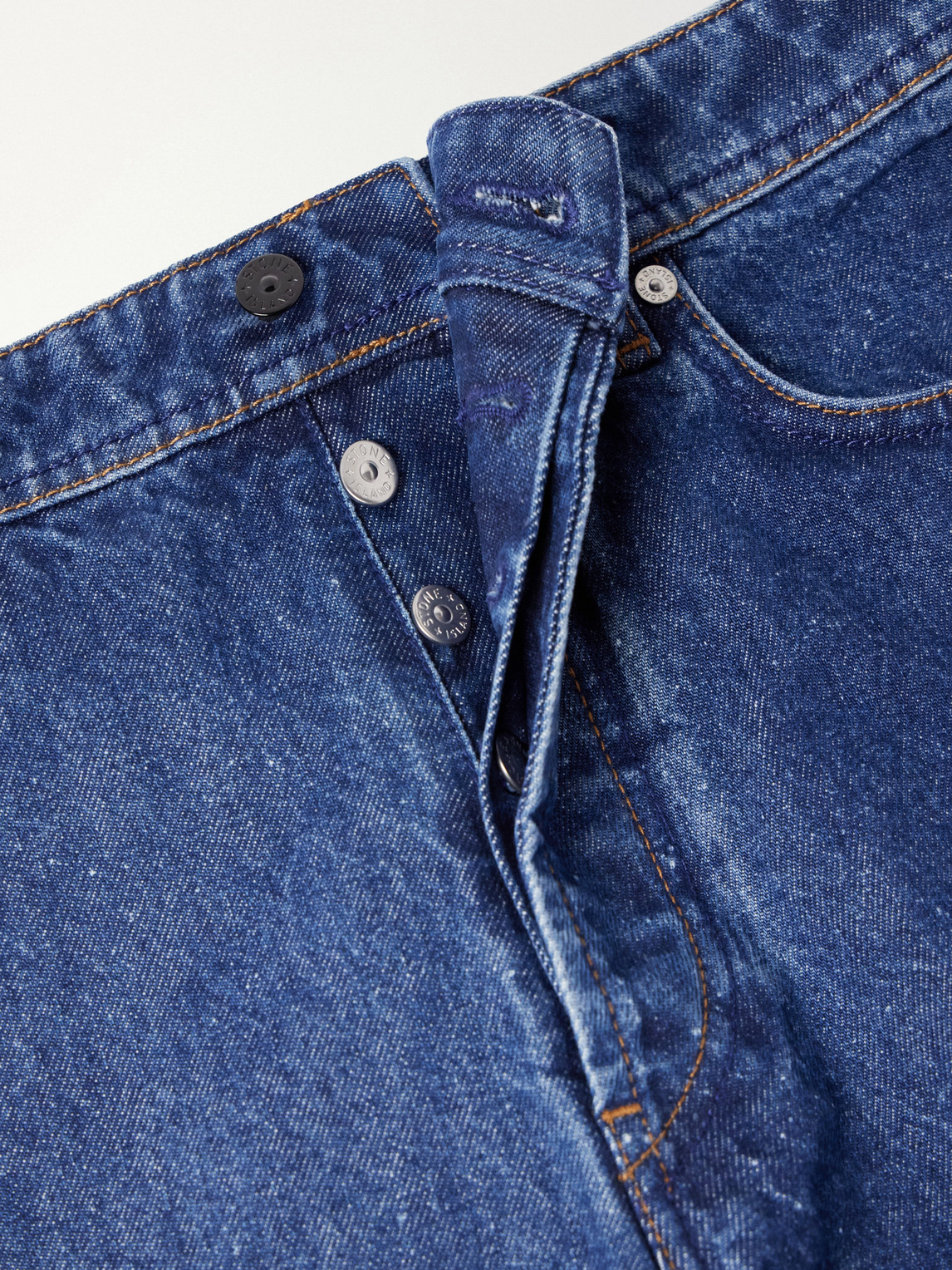 Denim Straight-Leg Regenerative Jeans