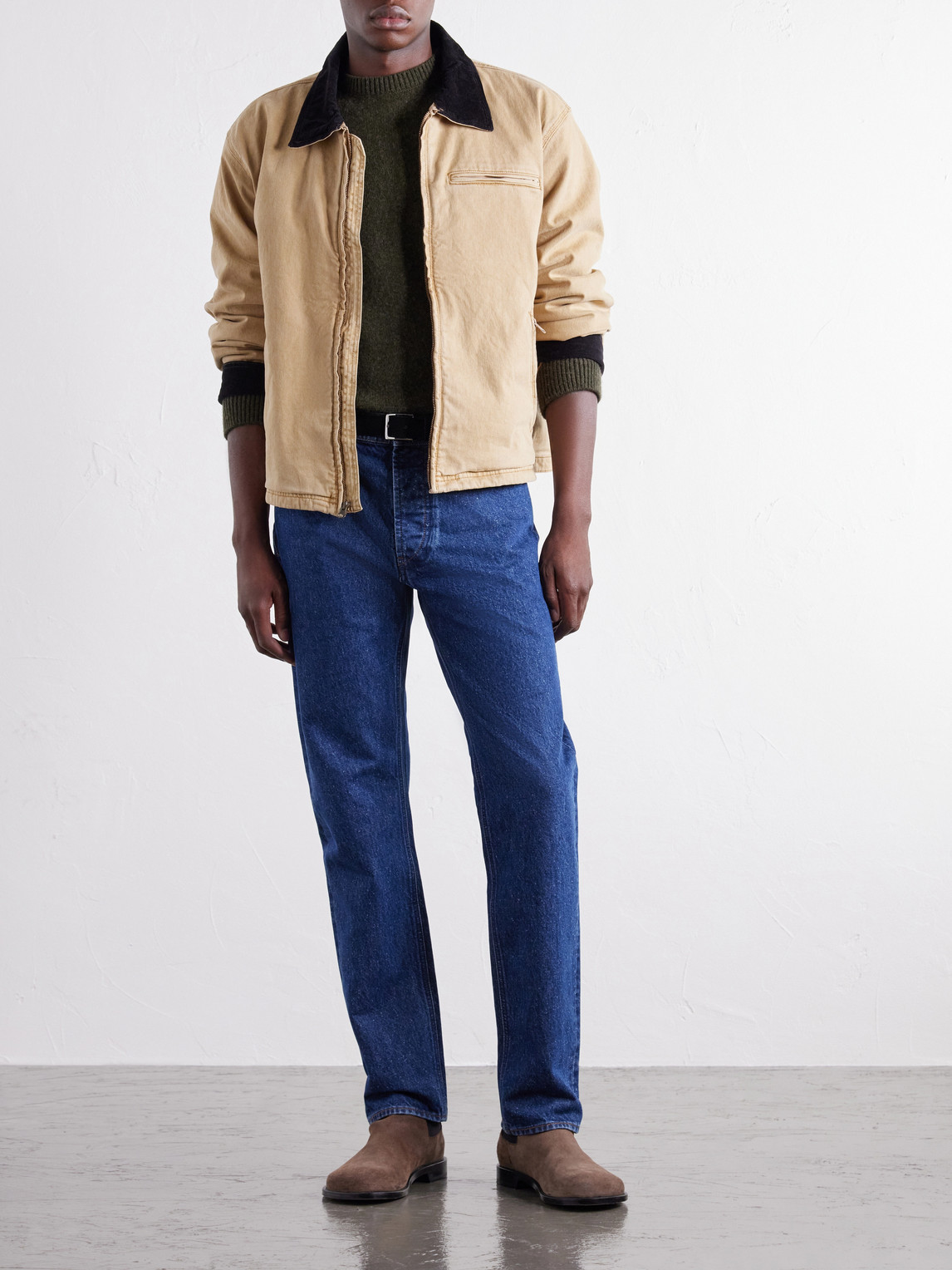 Denim Straight-Leg Regenerative Jeans