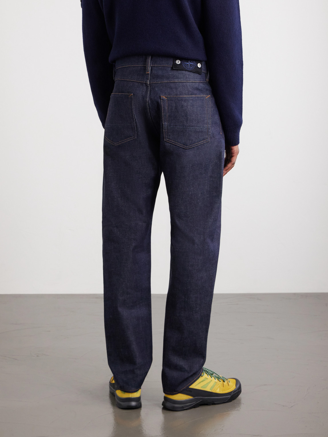Denim Straight-Leg Jeans