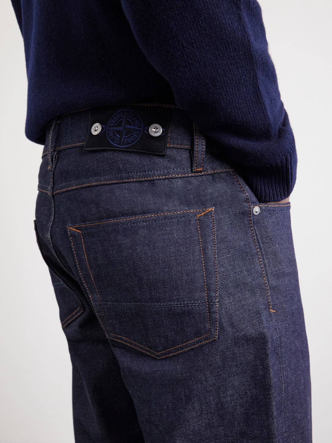 Denim Straight-Leg Jeans