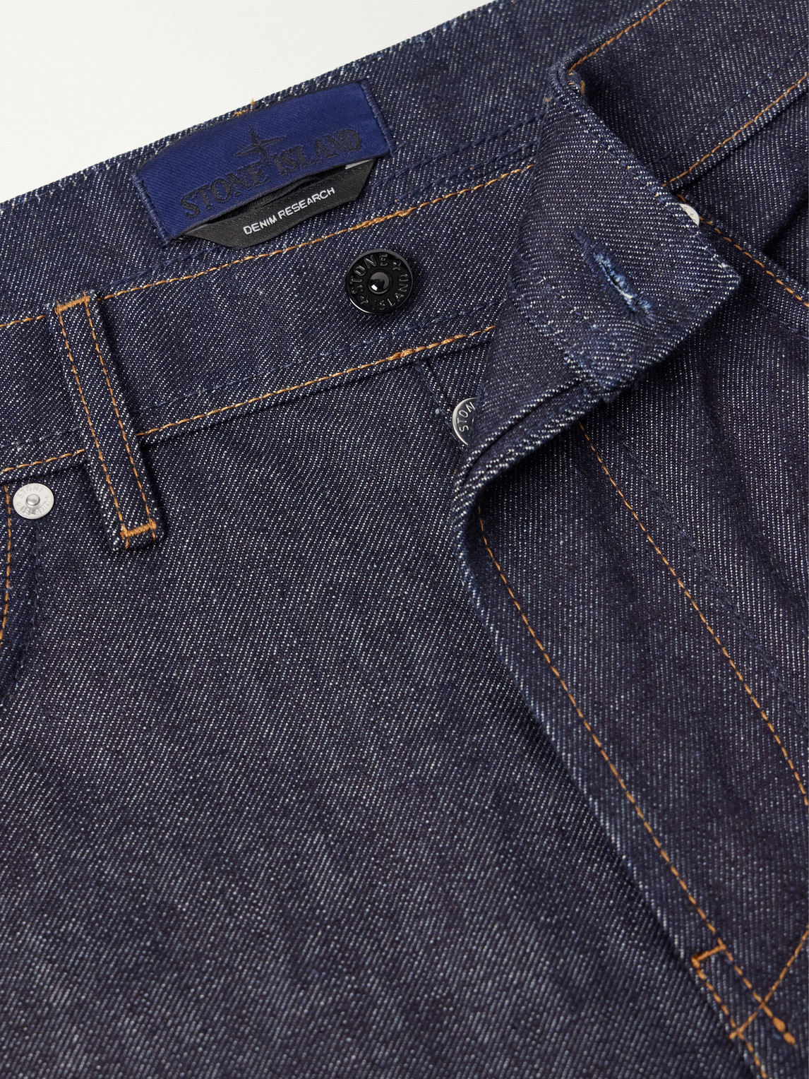 Denim Straight-Leg Jeans