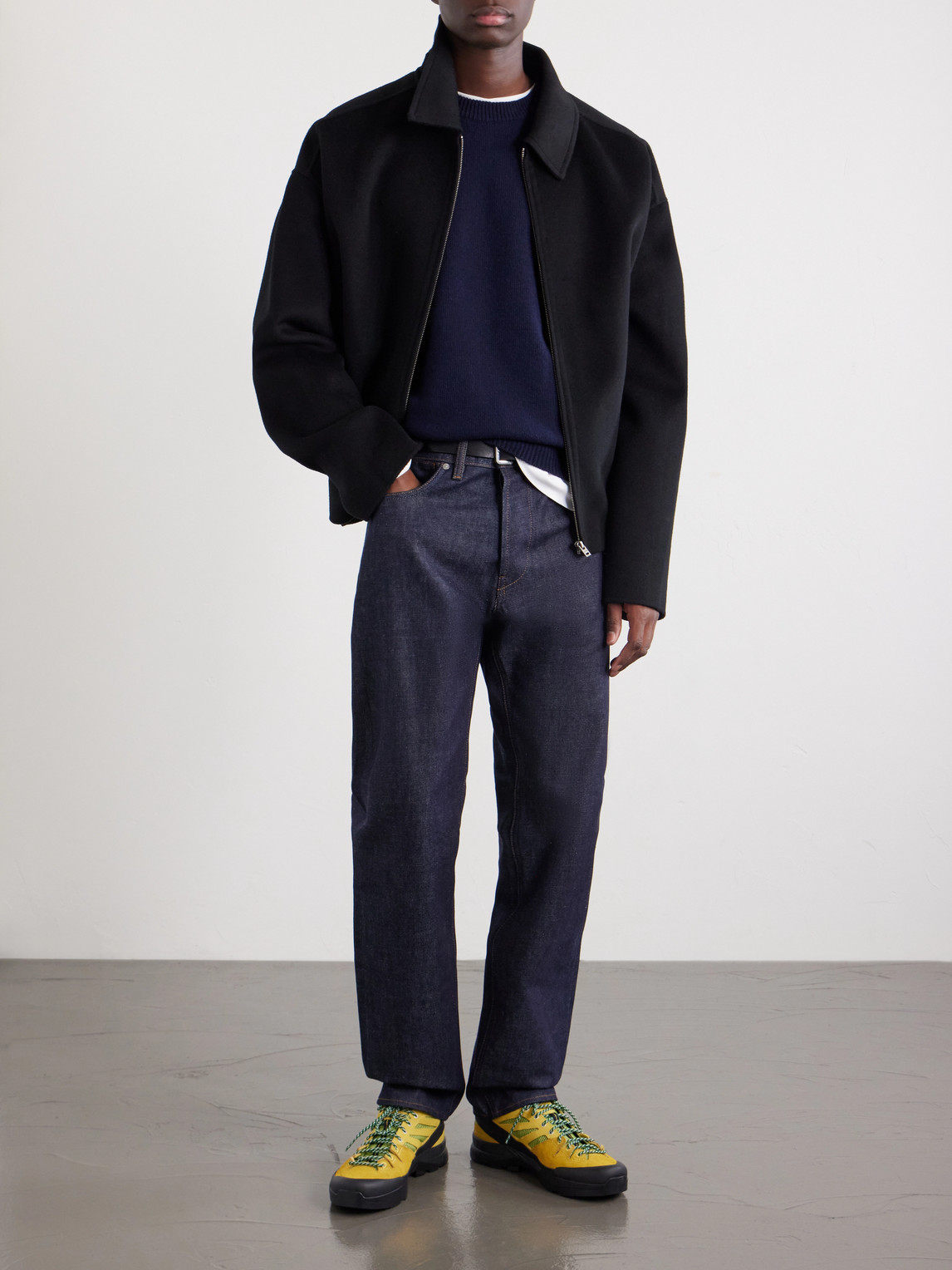 Denim Straight-Leg Jeans