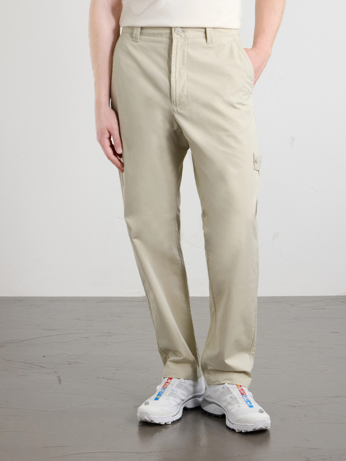 Ghost Straight-Leg All-Weather Cotton-Canvas Chinos