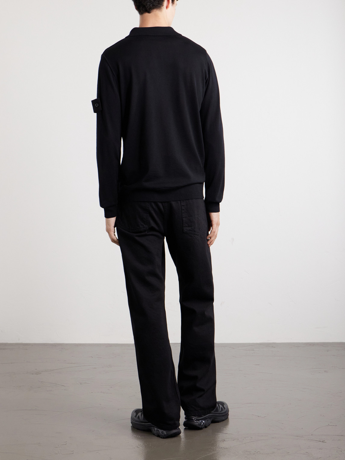 Ghost Knitted Light Pure Rws Wool Polo Sweater