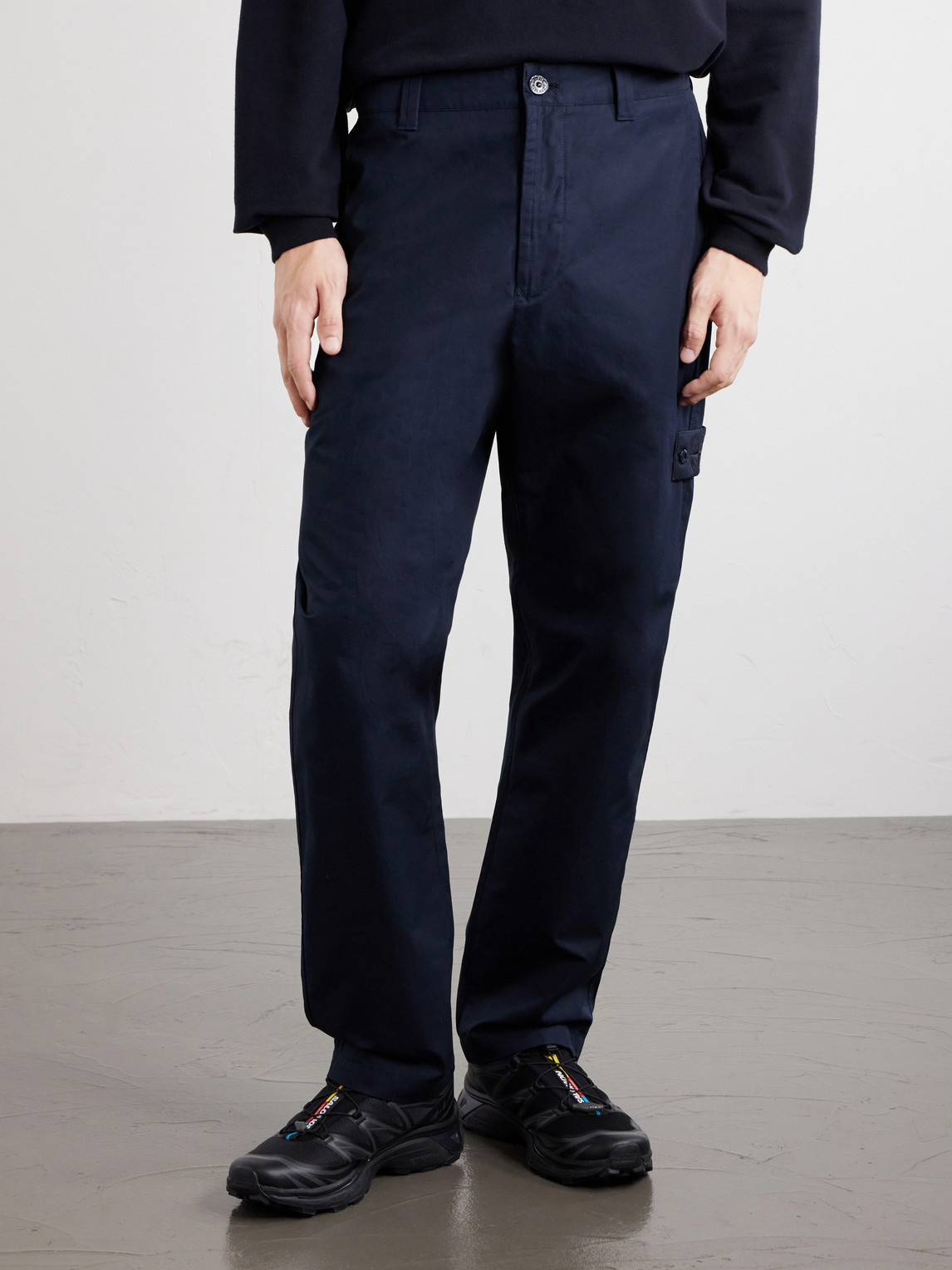 Ghost Straight-Leg Cotton-Canvas Trousers
