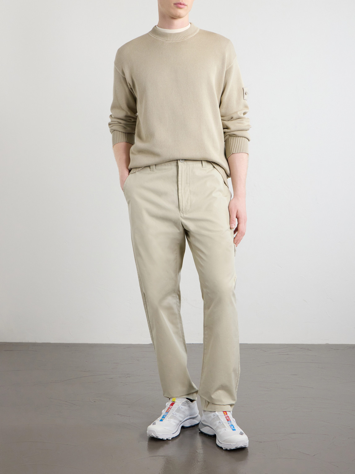 Ghost Cotton And Cashmere-Blend Sweater