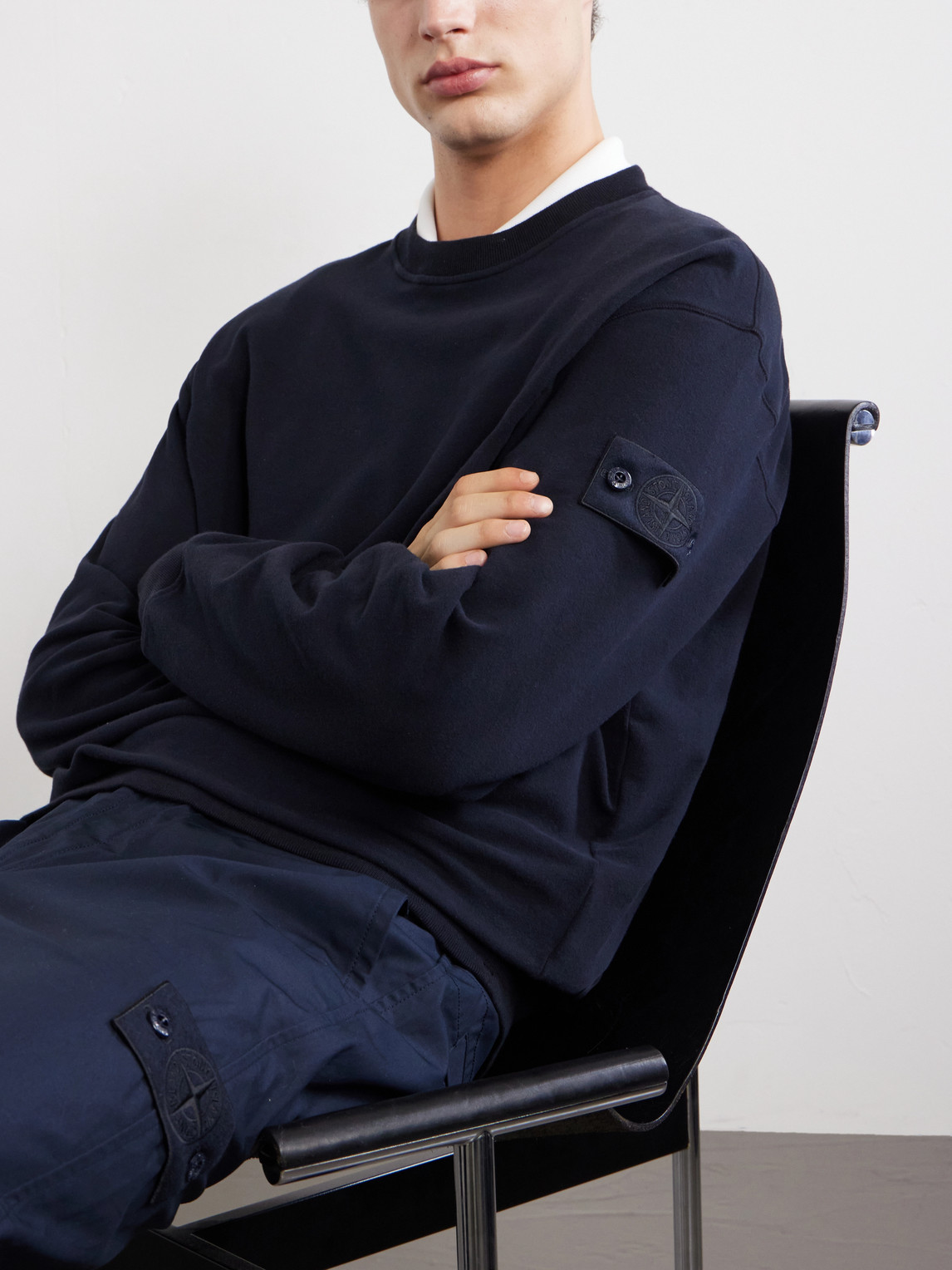 Ghost Stretch Cotton-Jersey Sweatshirt