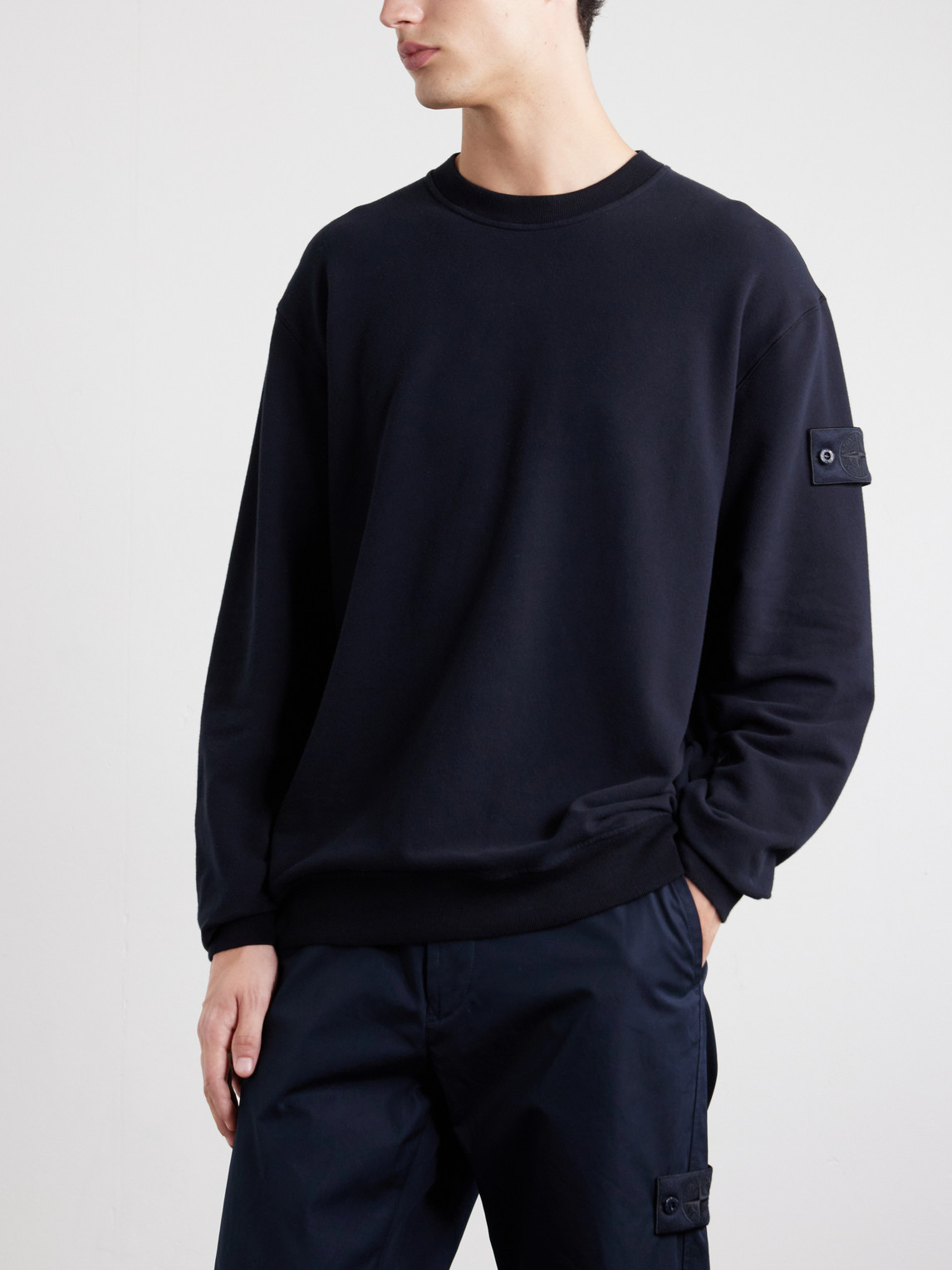 Ghost Stretch Cotton-Jersey Sweatshirt