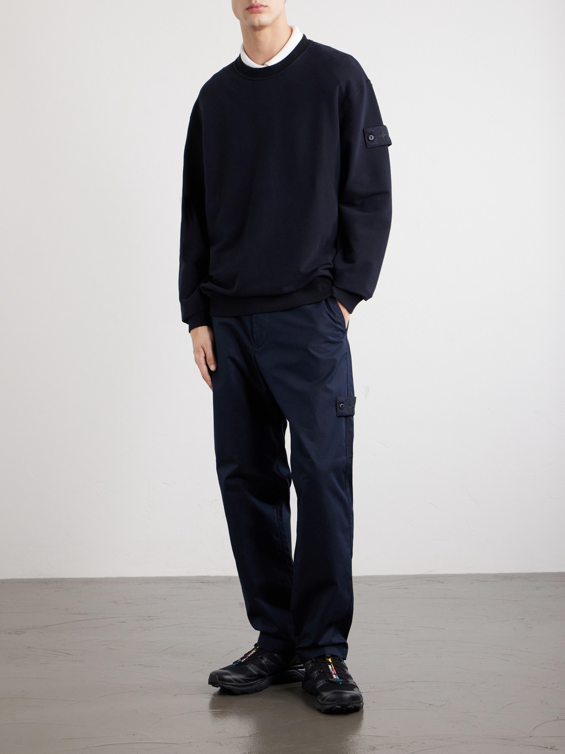 Ghost Stretch Cotton-Jersey Sweatshirt