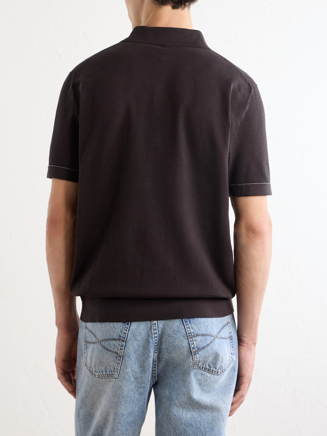 Cotton-Piqué Polo Shirt