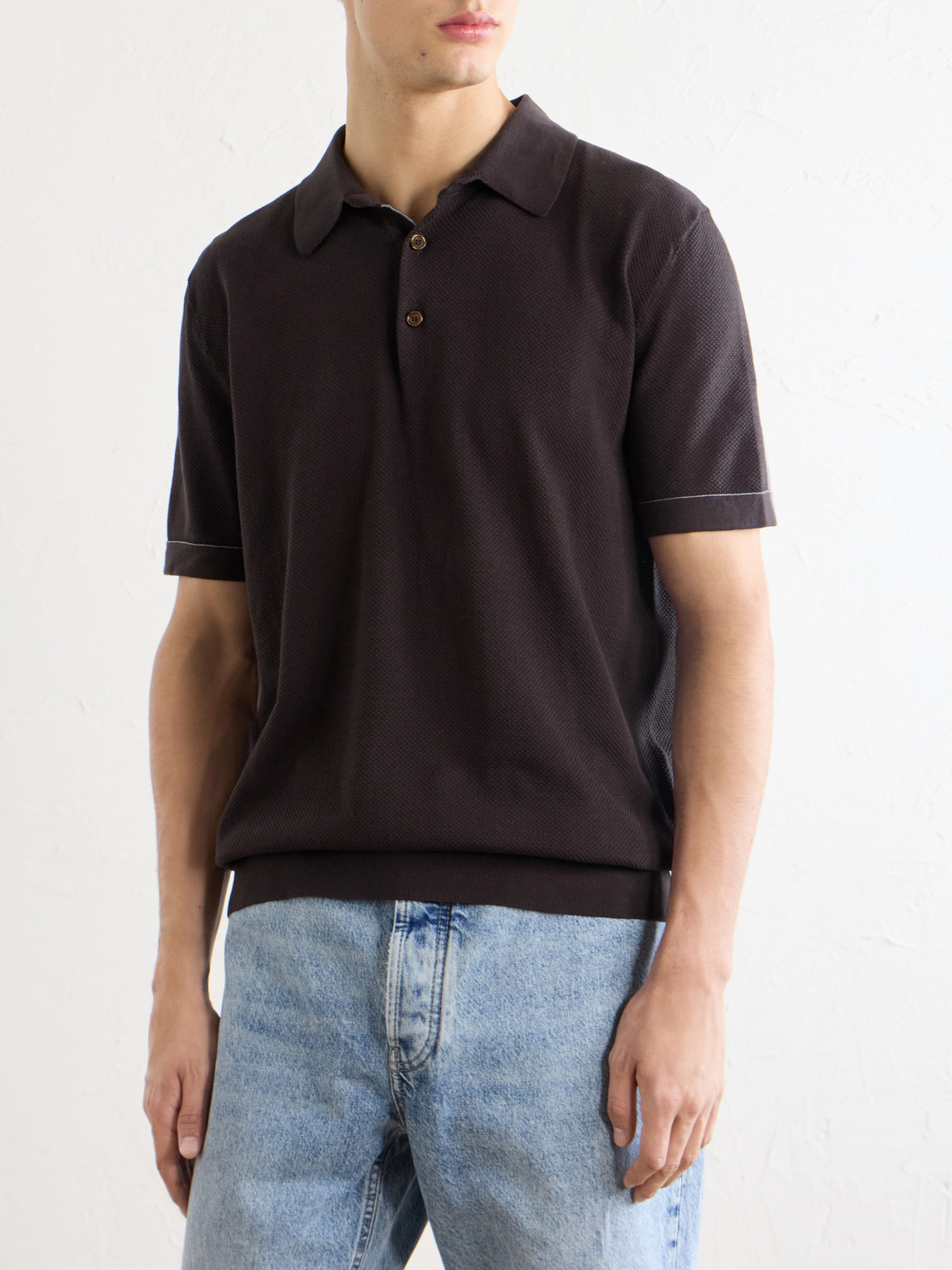 Cotton-Piqué Polo Shirt