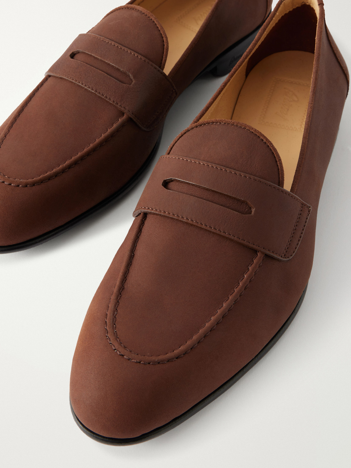Nubuck Penny Loafers