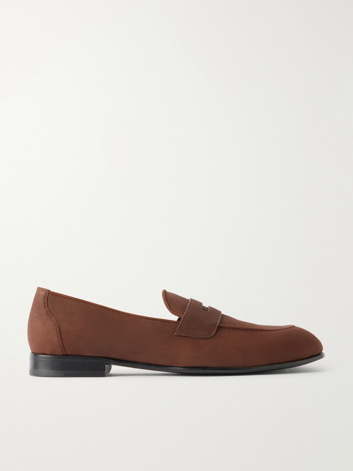 Nubuck Penny Loafers