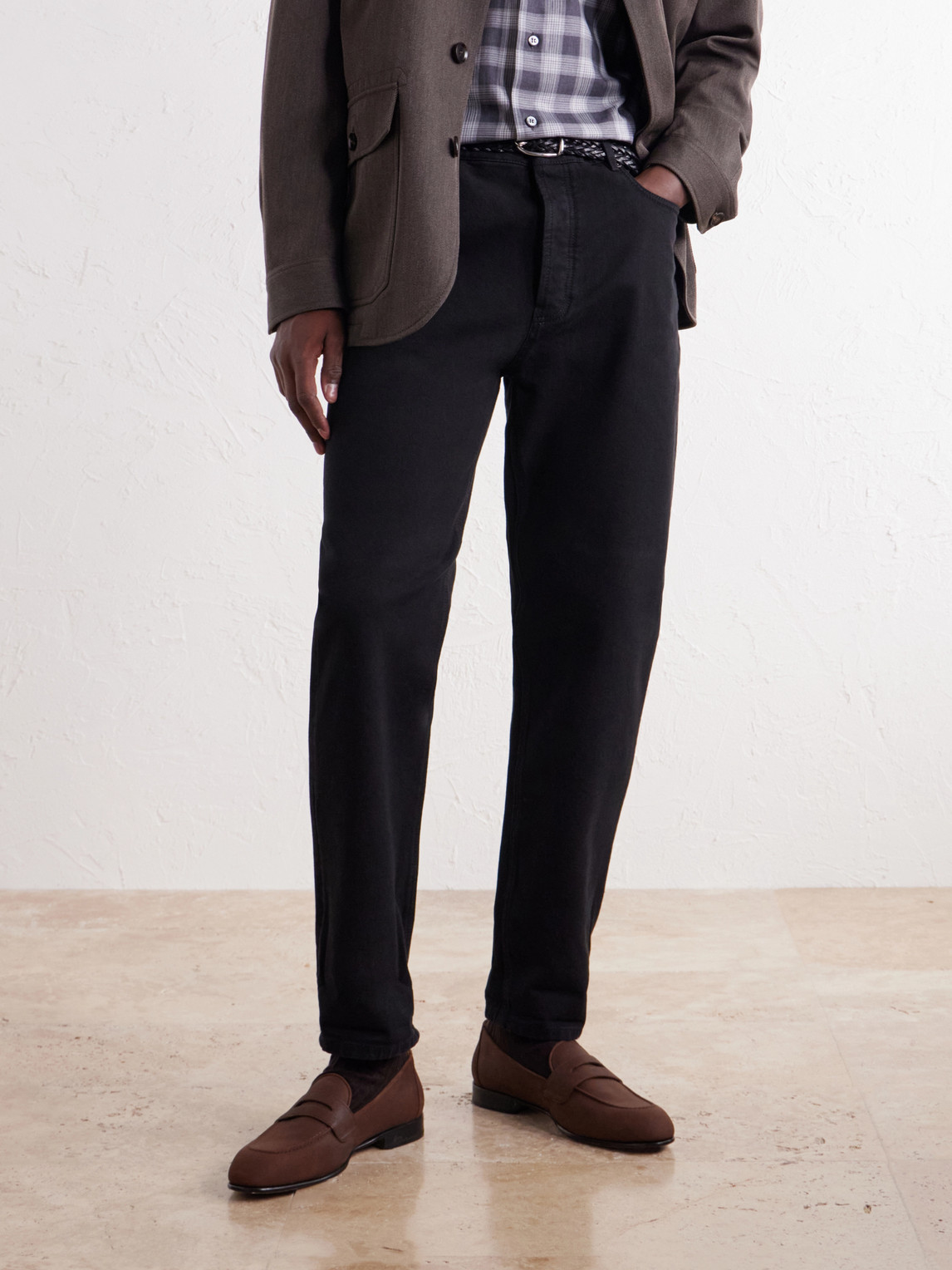 Nubuck Penny Loafers
