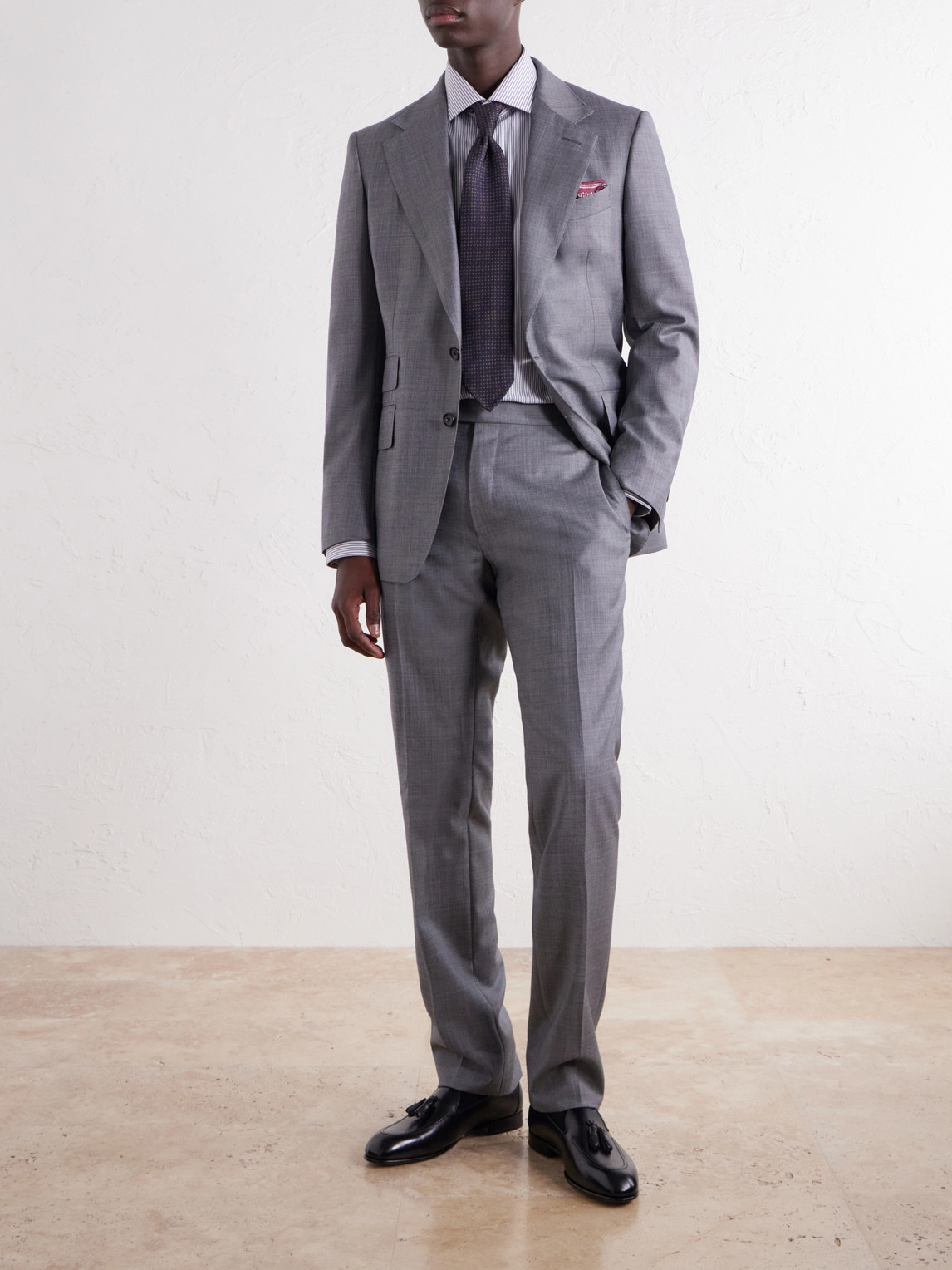 Striped Cotton-Poplin Shirt