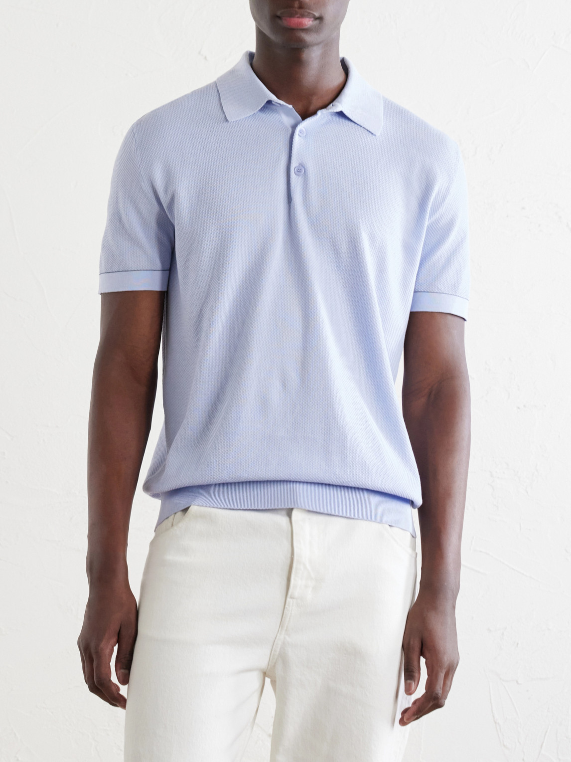 Sea Island Cotton Polo Shirt