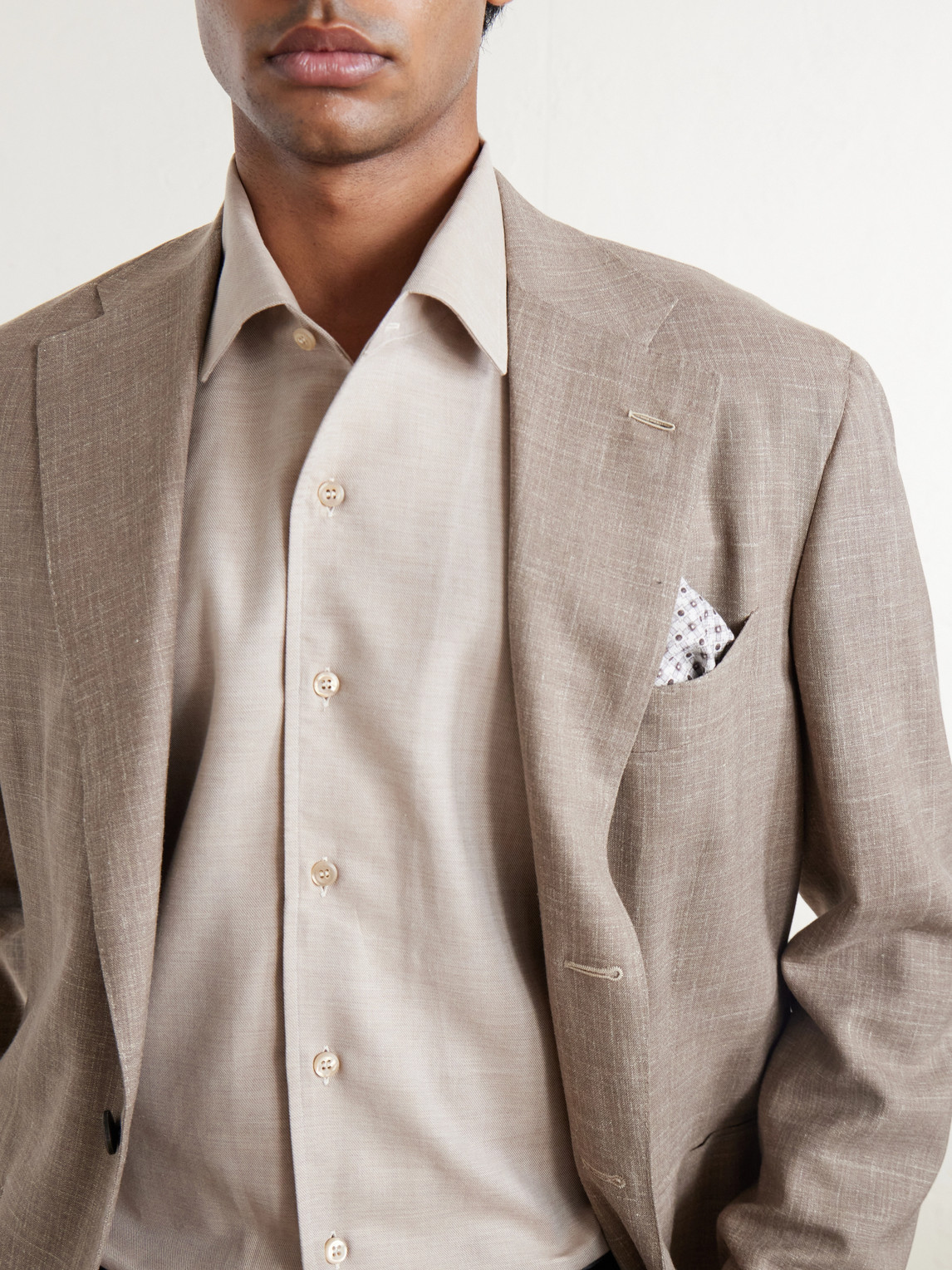 Marcello Cotton And Cashmere-Blend Shirt