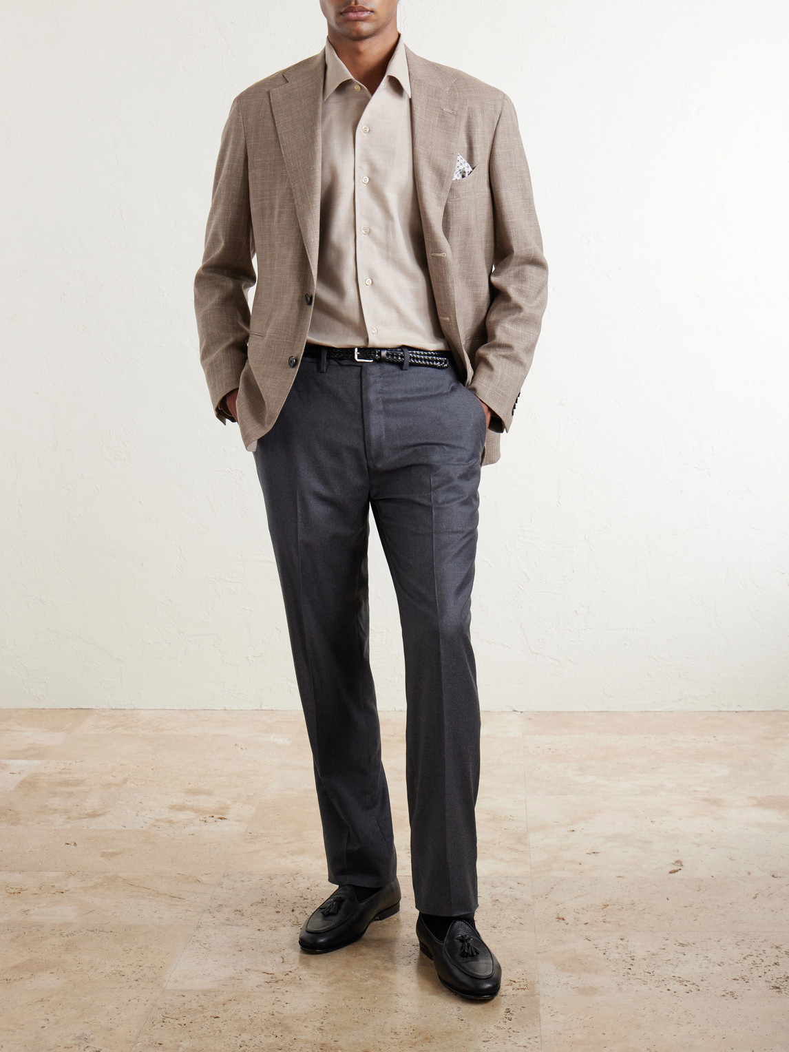 Marcello Cotton And Cashmere-Blend Shirt