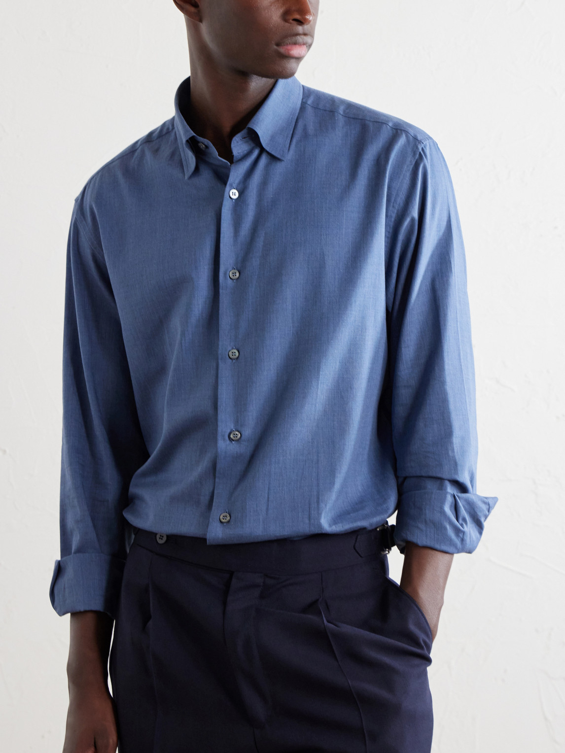 Cotton-Poplin Shirt