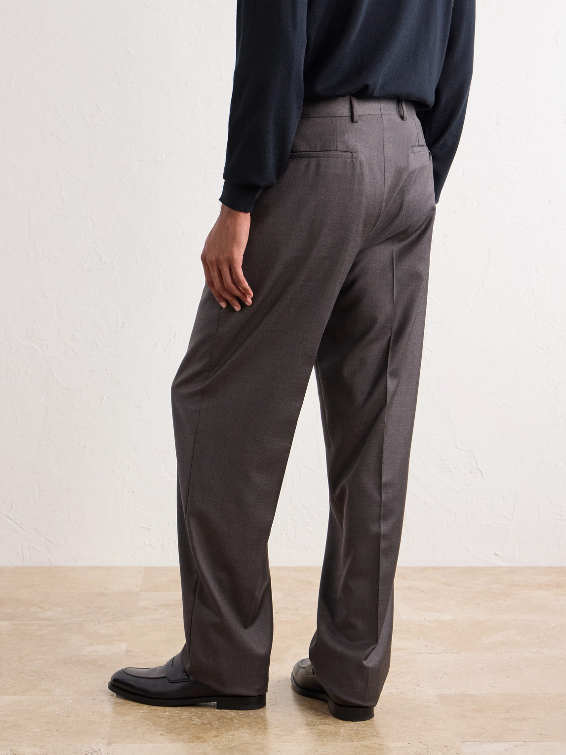 Capri Wool-Gabardine Trousers