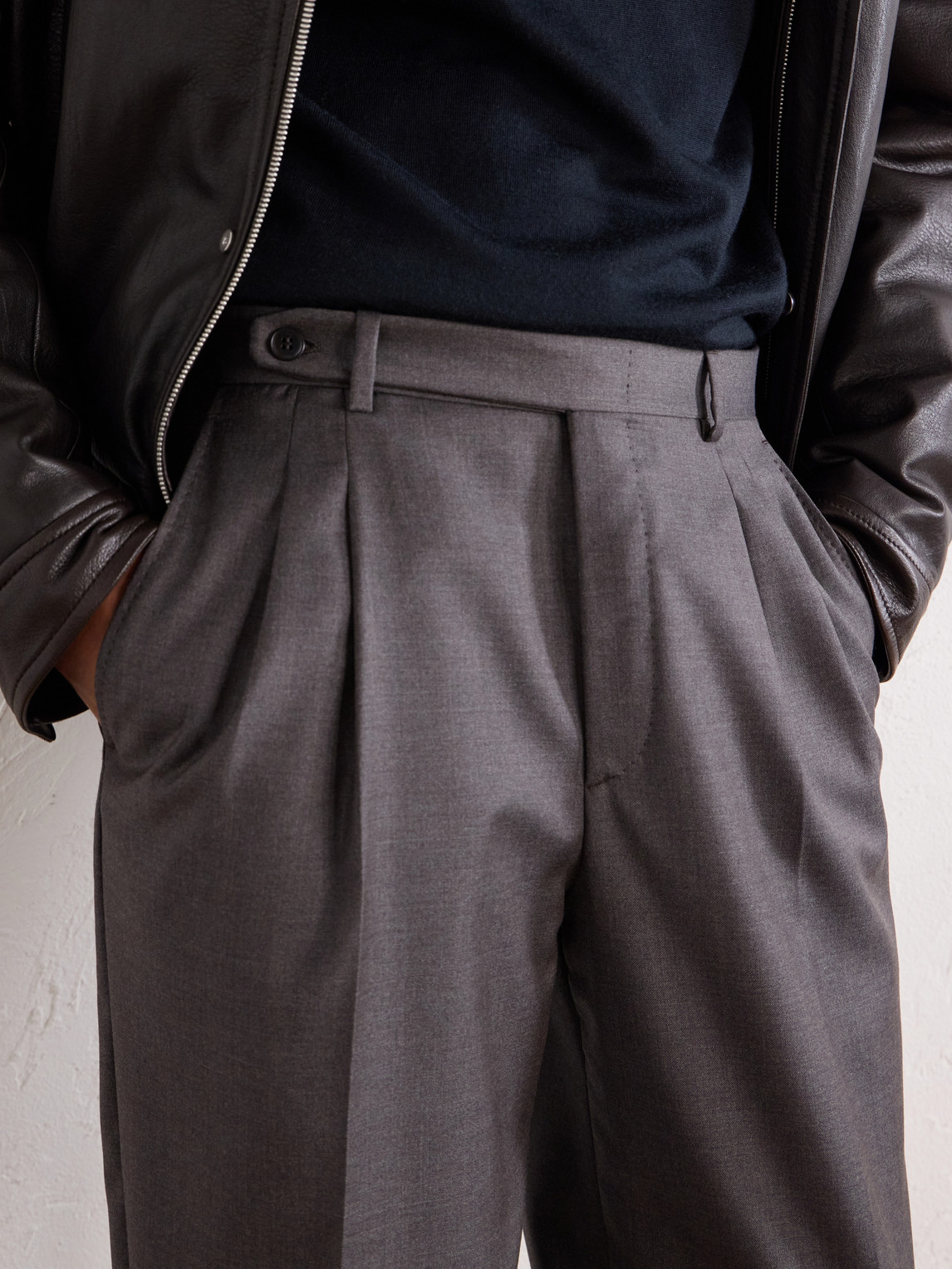 Capri Wool-Gabardine Trousers